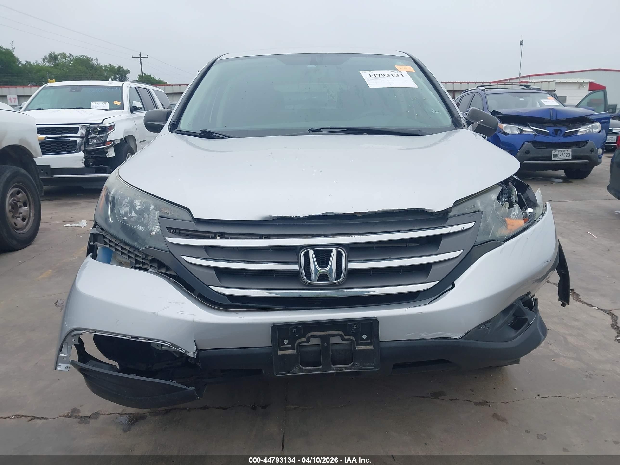 2013 Honda Cr-v Lx Gray vin: 2HKRM4H36DH652700