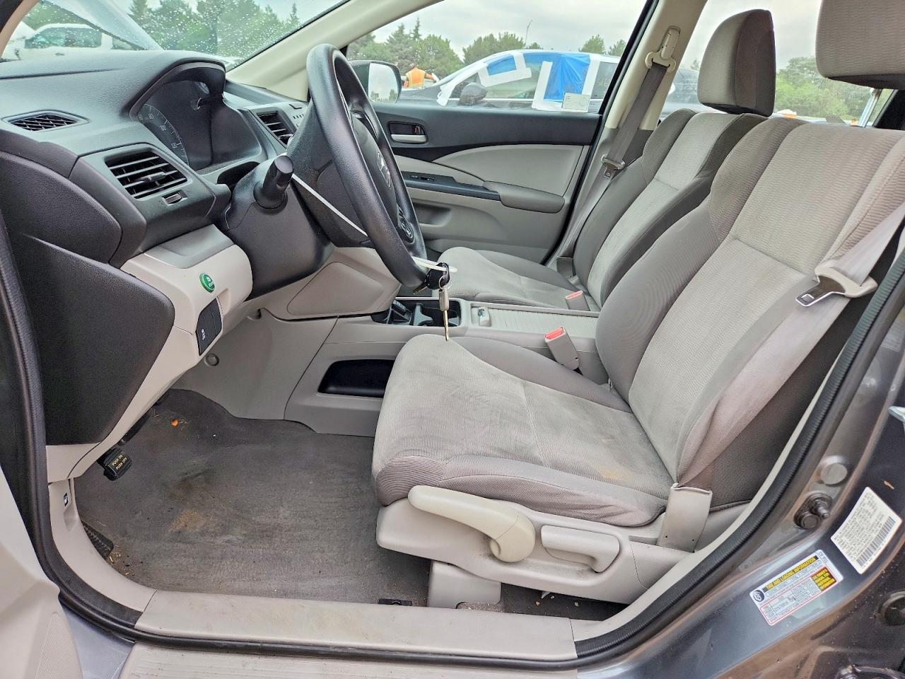 2013 Honda Cr-v Lx Gray vin: 2HKRM4H36DH653331
