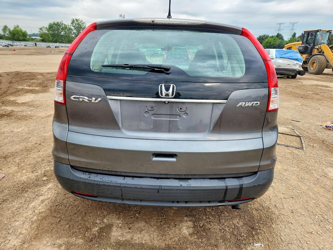 2013 Honda Cr-v Lx Gray vin: 2HKRM4H36DH653331
