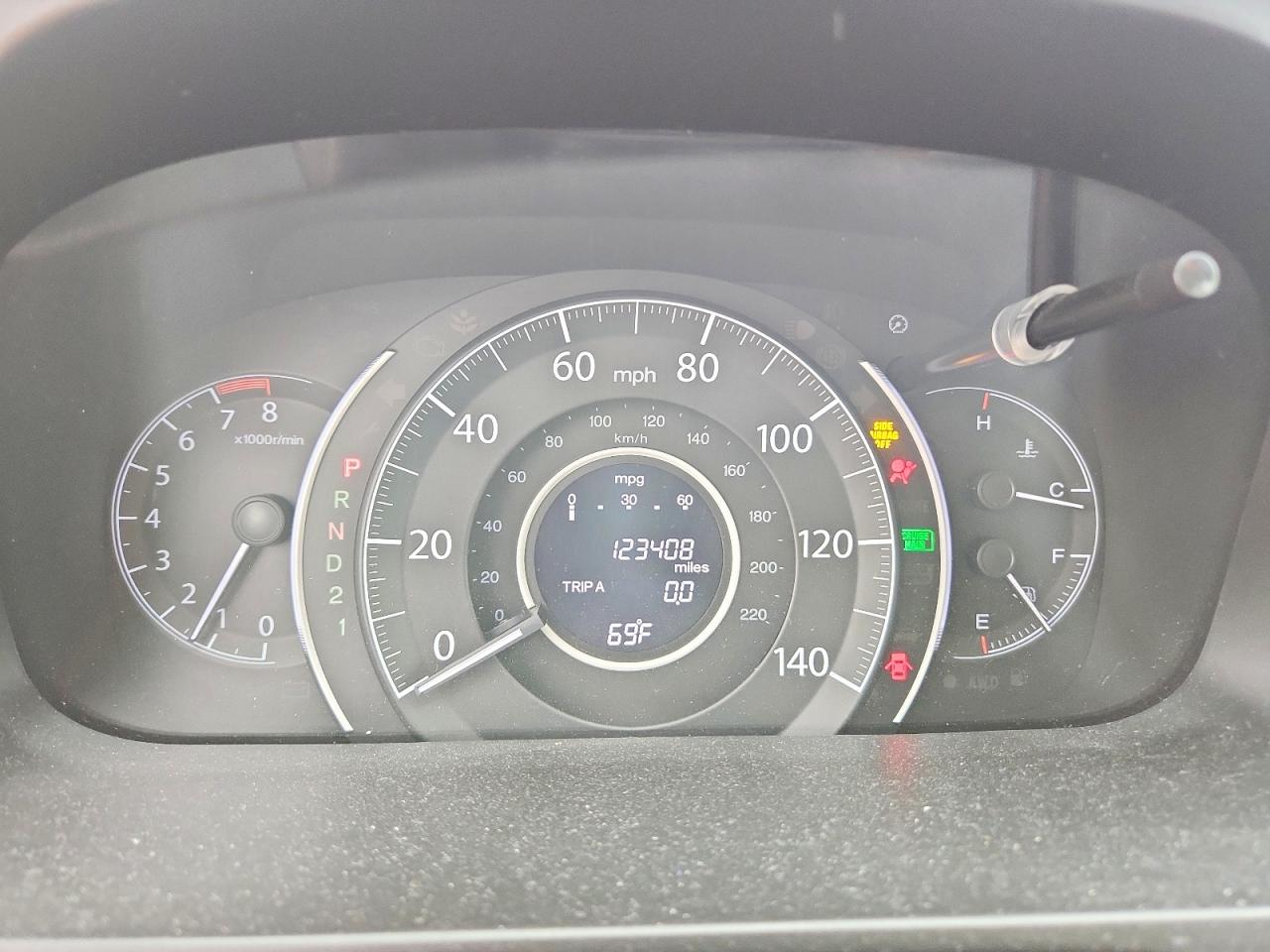 2013 Honda Cr-v Lx Gray vin: 2HKRM4H36DH653331