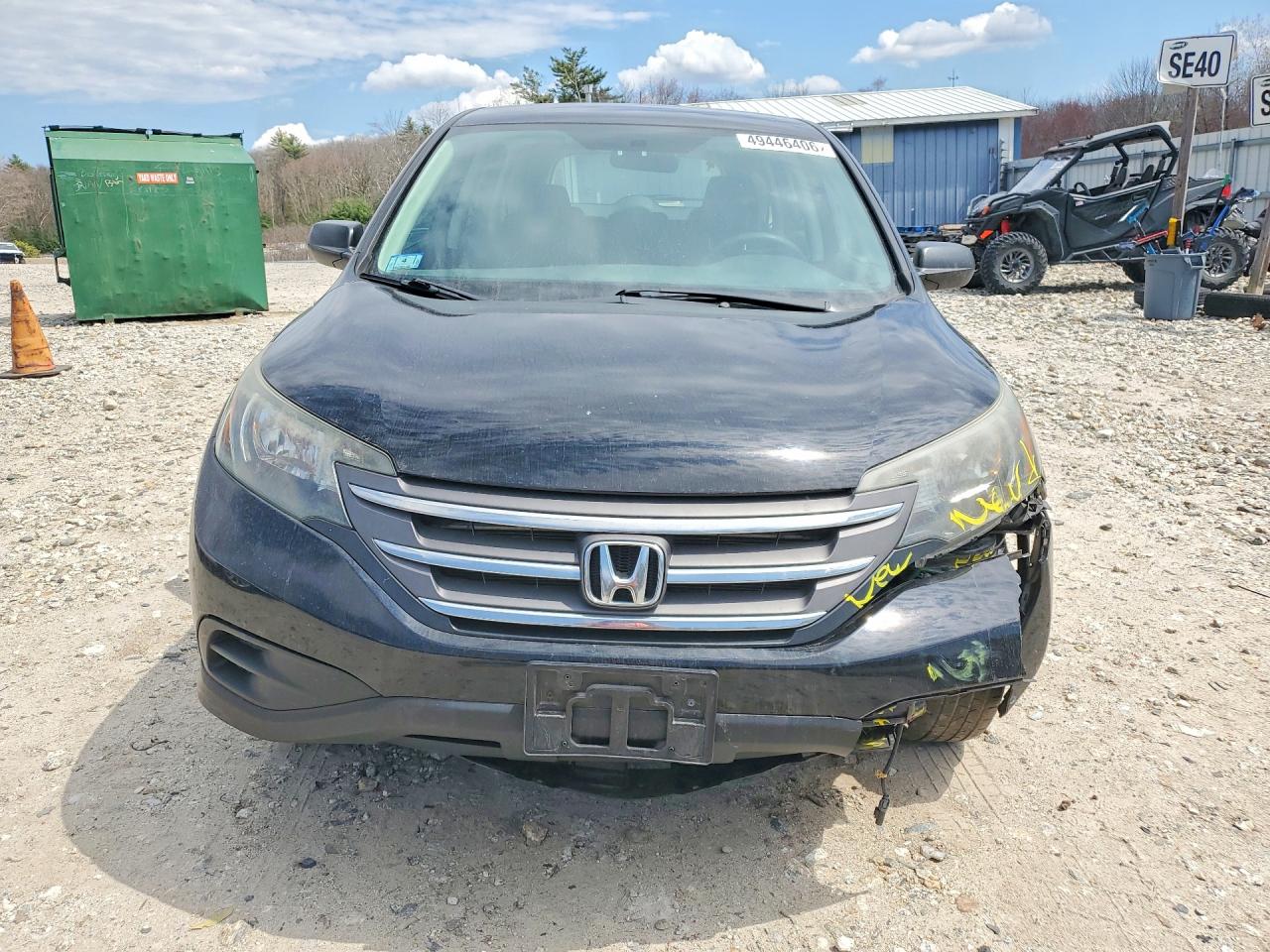 2013 Honda Cr-v Lx Black vin: 2HKRM4H36DH669397