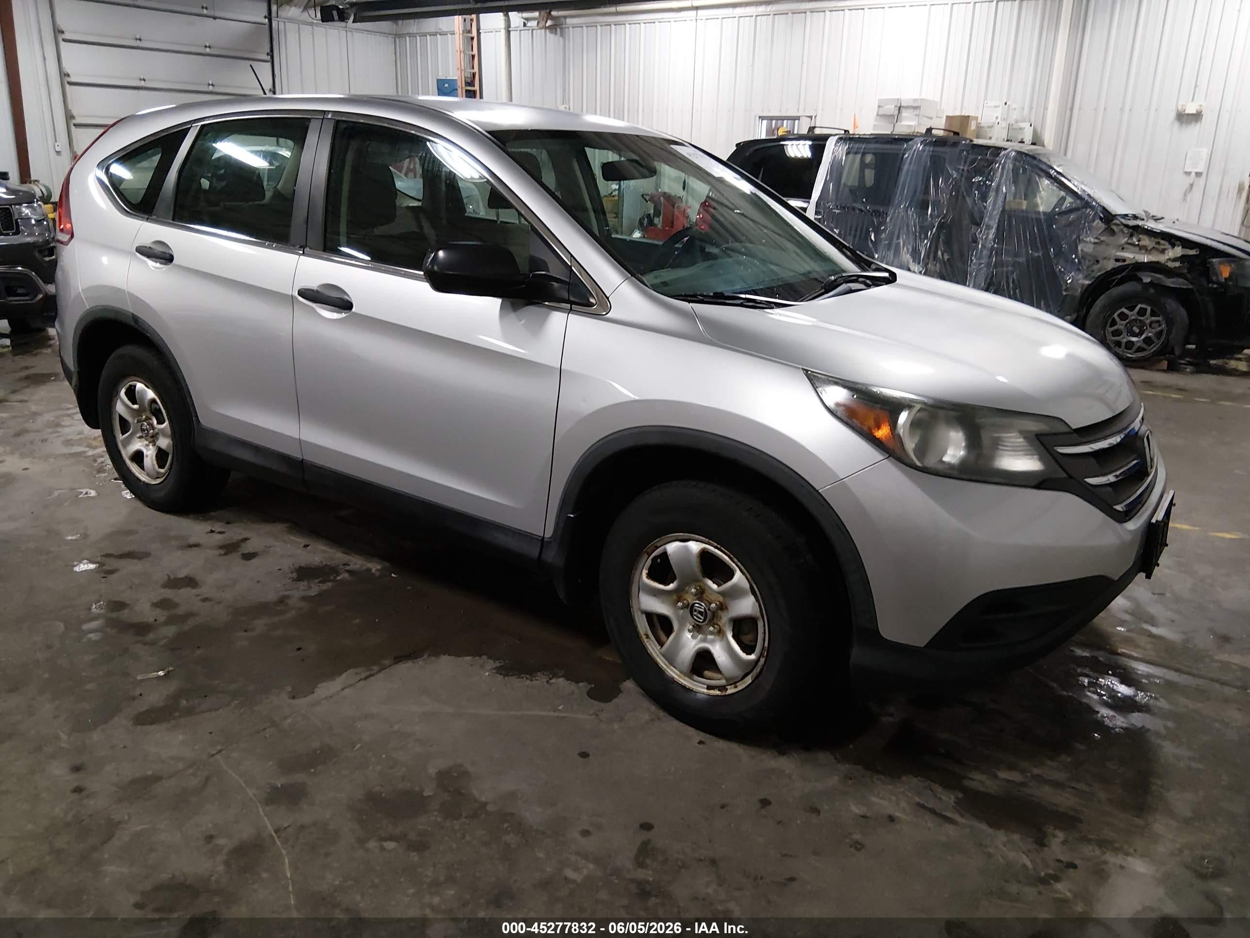 2013 Honda Cr-v Lx Silver vin: 2HKRM4H36DH677418