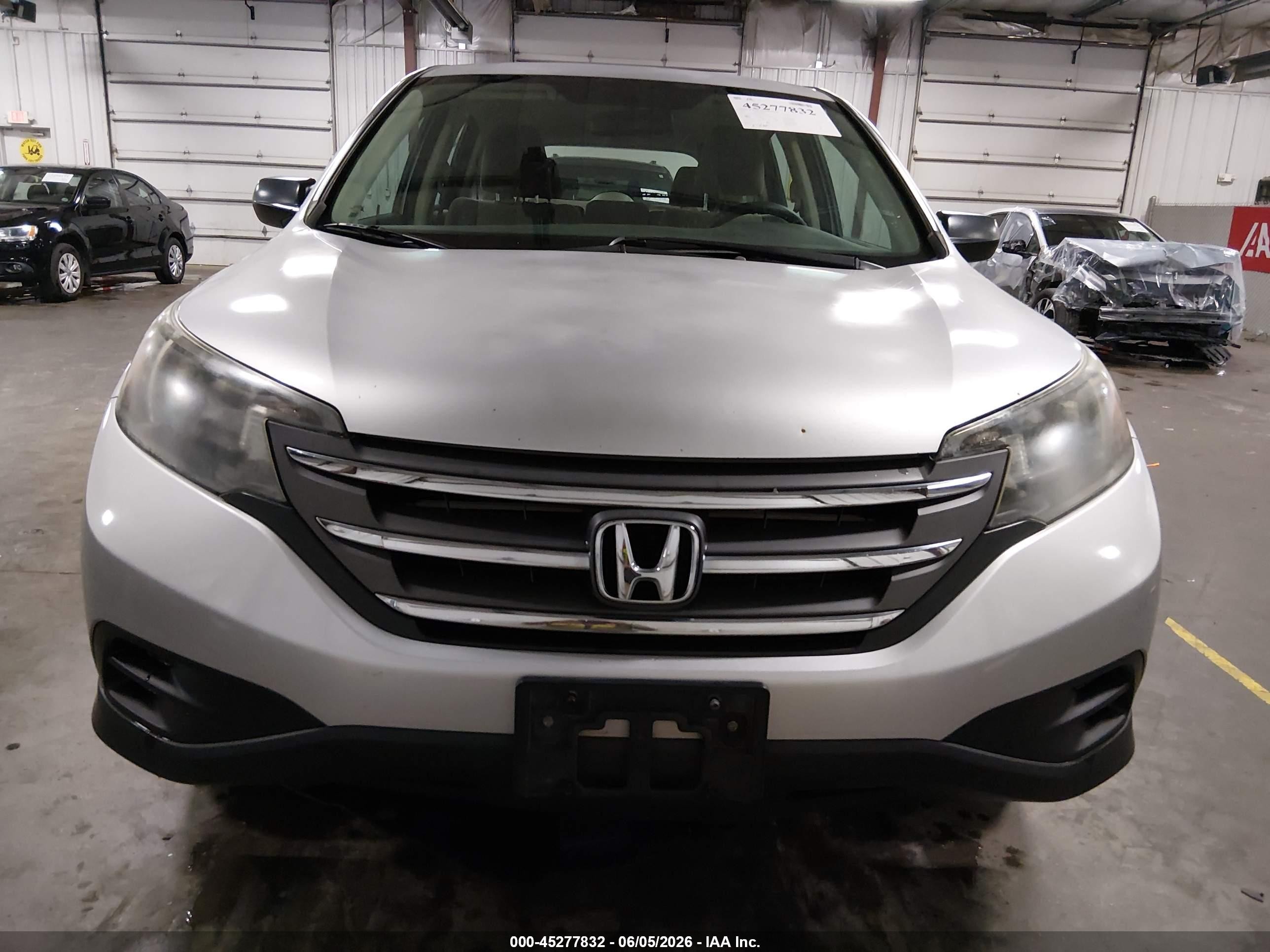 2013 Honda Cr-v Lx Silver vin: 2HKRM4H36DH677418