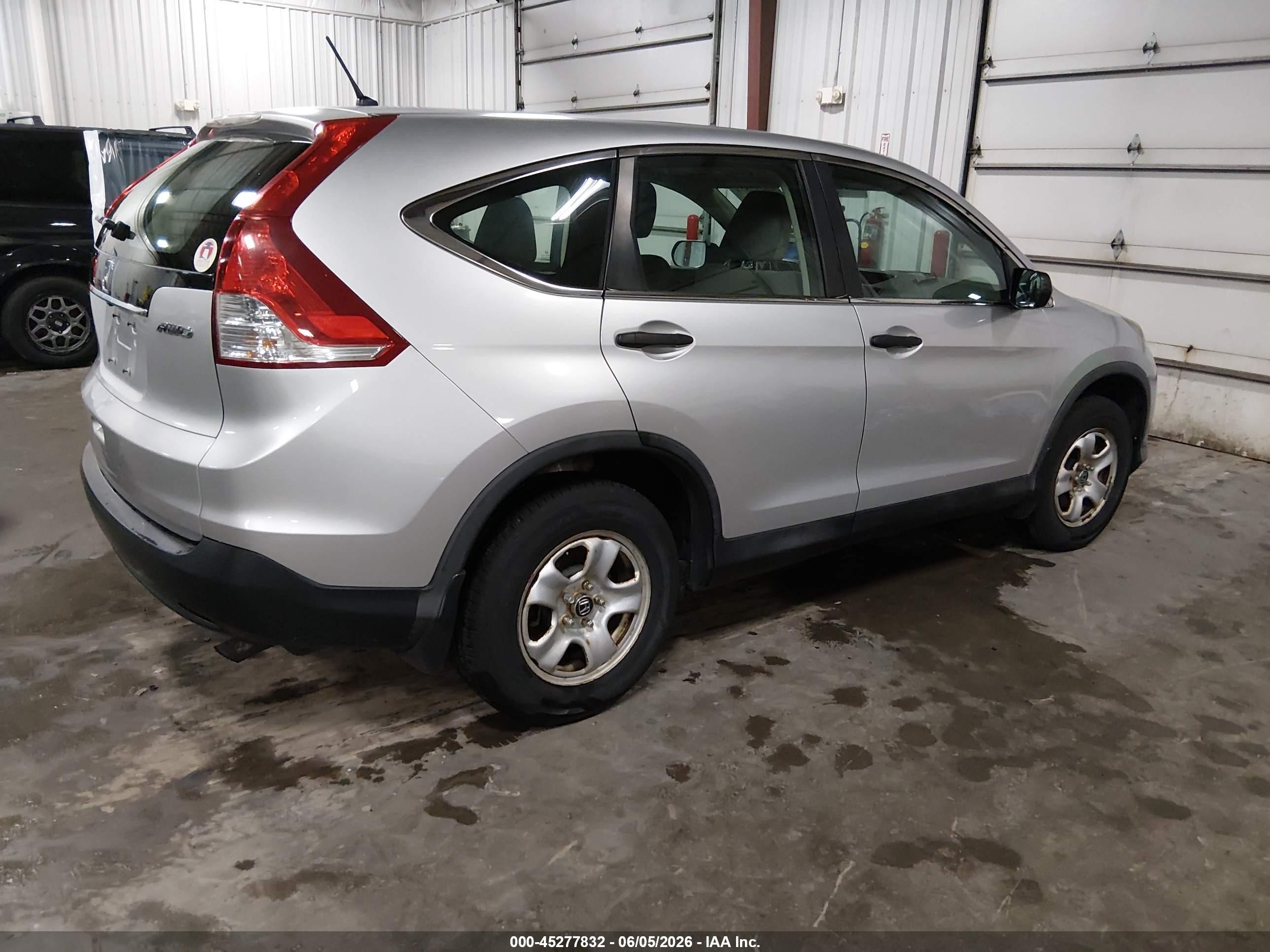 2013 Honda Cr-v Lx Silver vin: 2HKRM4H36DH677418
