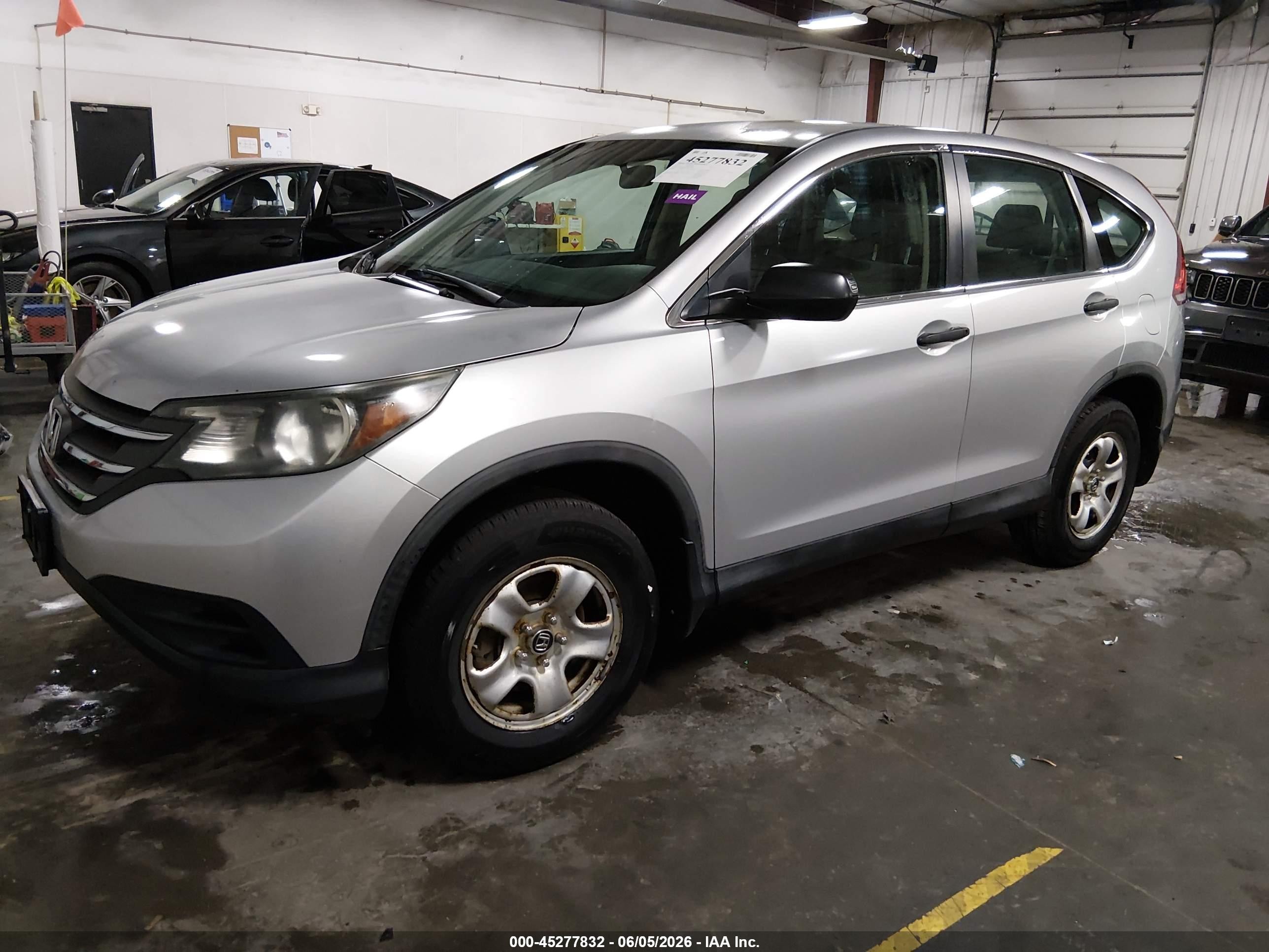2013 Honda Cr-v Lx Silver vin: 2HKRM4H36DH677418