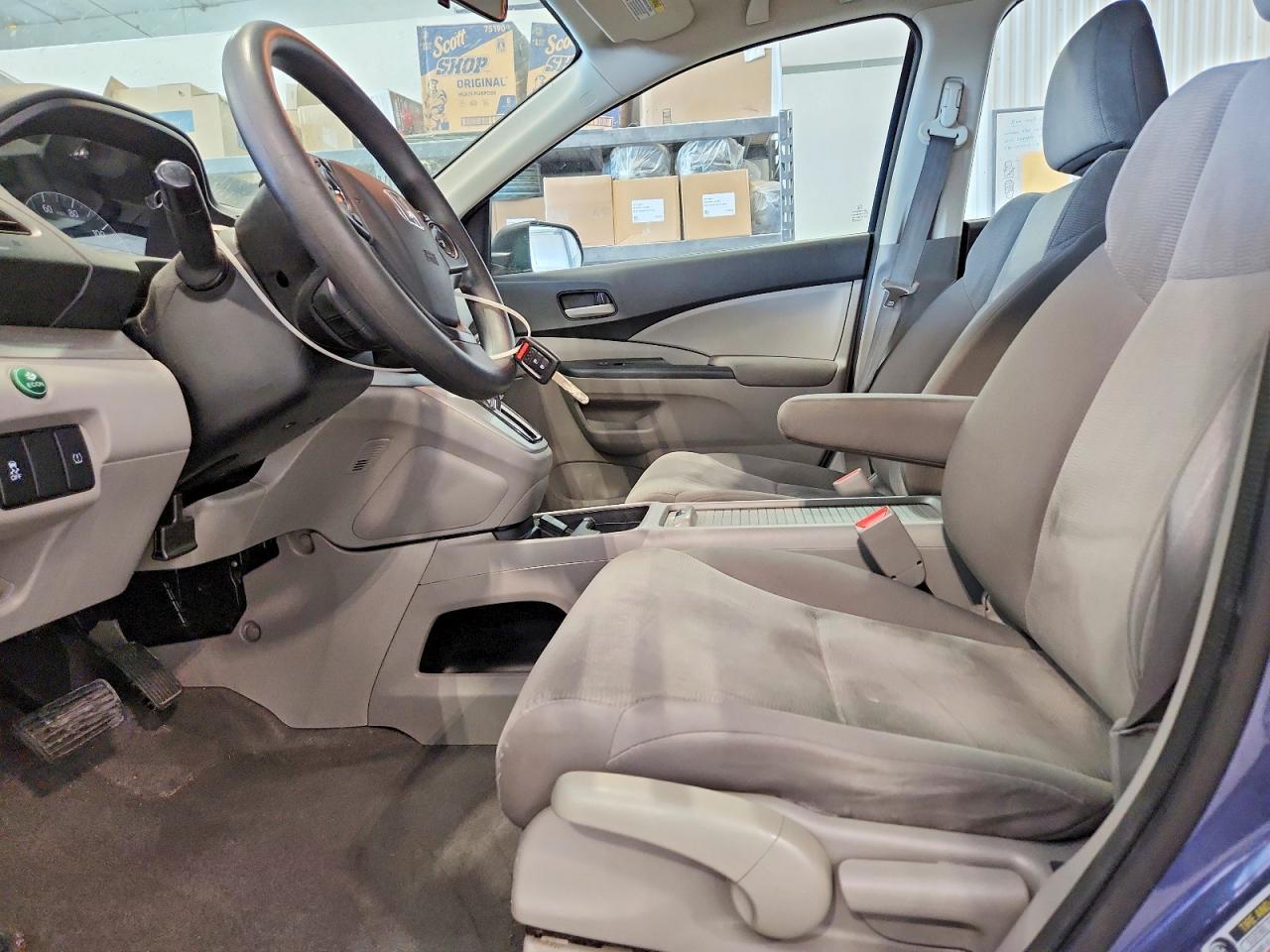 2014 Honda Cr-v Lx Blue vin: 2HKRM4H36EH618855
