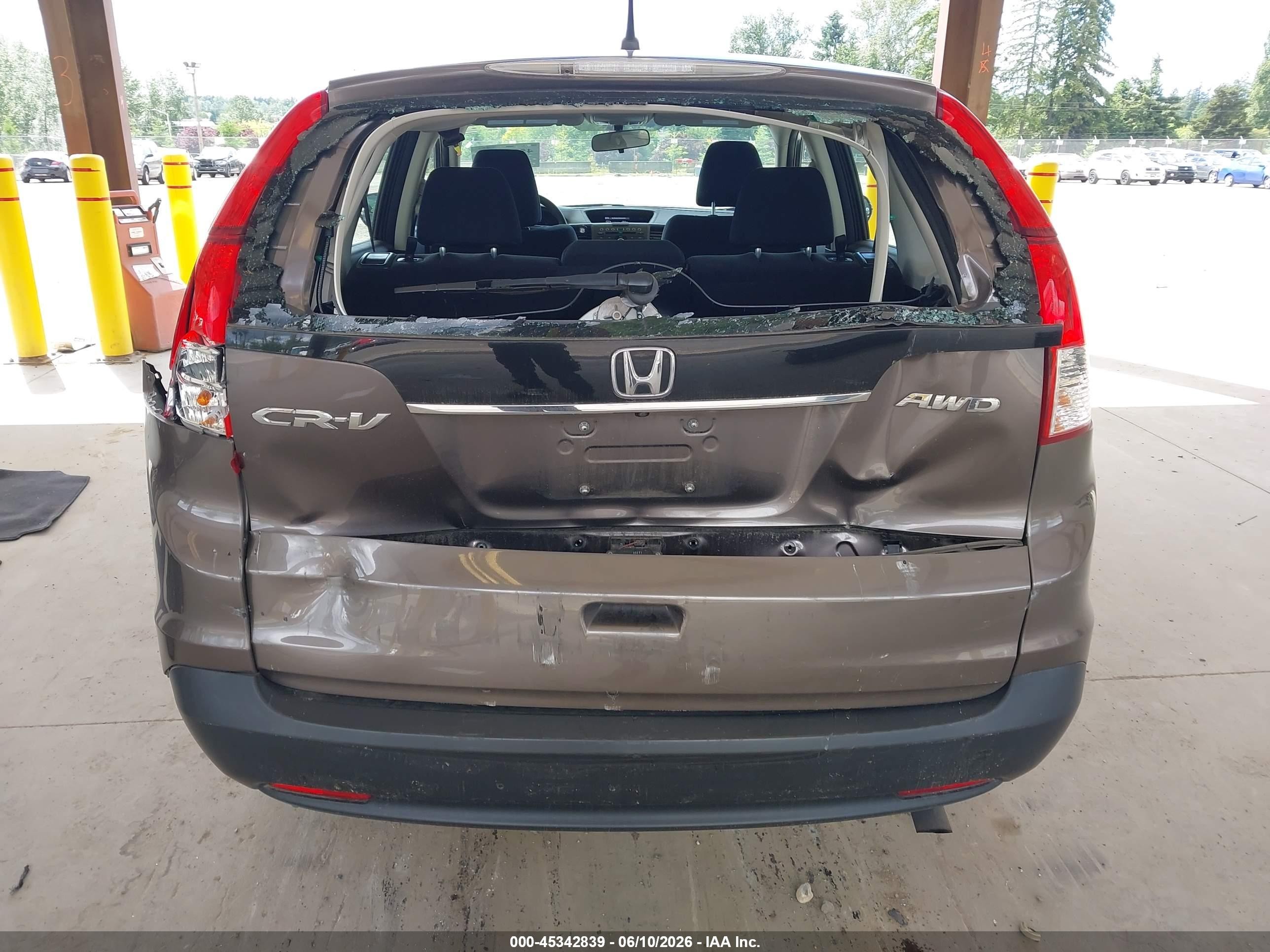 2014 Honda Cr-v Lx Серый vin: 2HKRM4H36EH643948