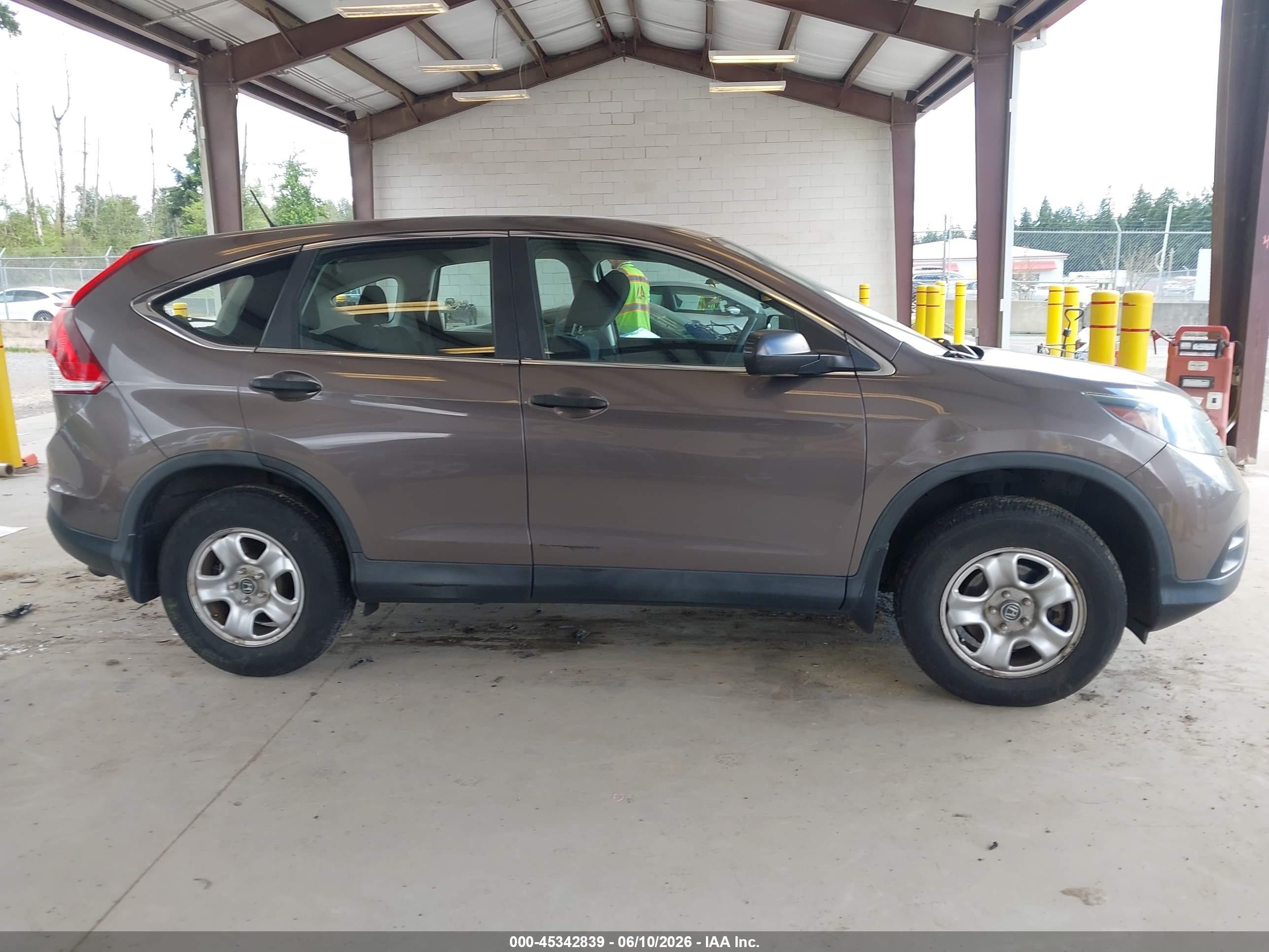 2014 Honda Cr-v Lx Серый vin: 2HKRM4H36EH643948