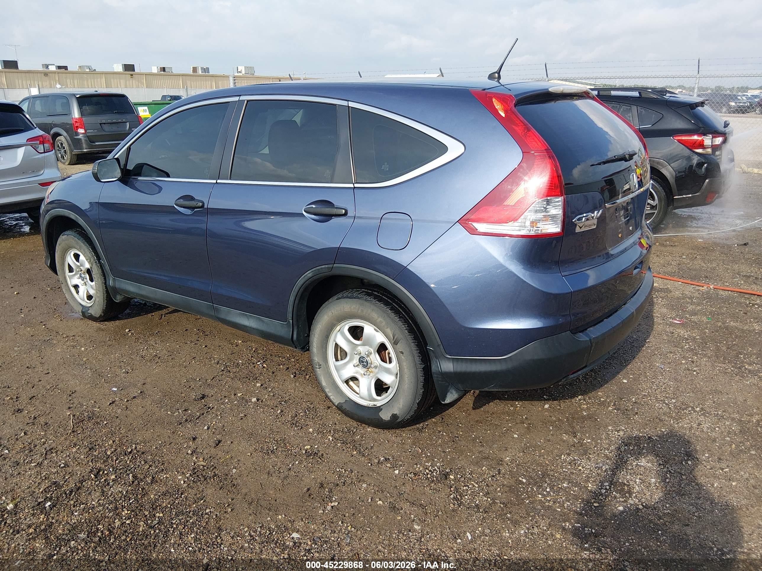 2014 Honda Cr-v Lx Синий vin: 2HKRM4H36EH644064
