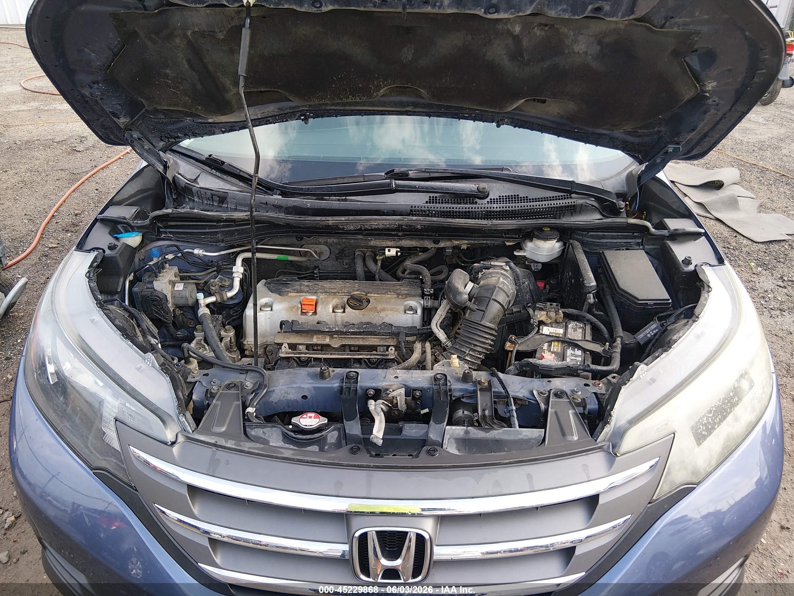 2014 Honda Cr-v Lx Синий vin: 2HKRM4H36EH644064