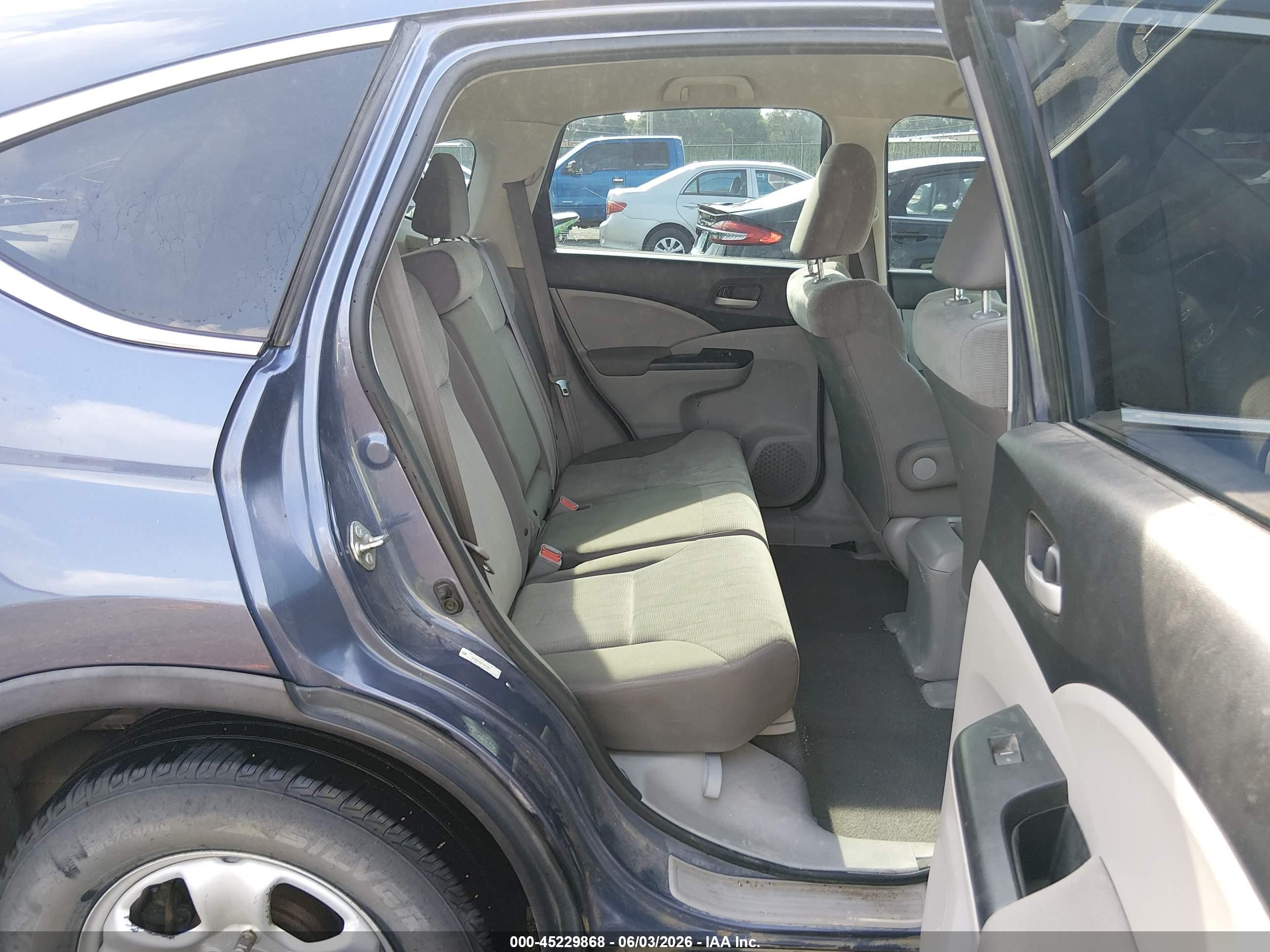 2014 Honda Cr-v Lx Синий vin: 2HKRM4H36EH644064