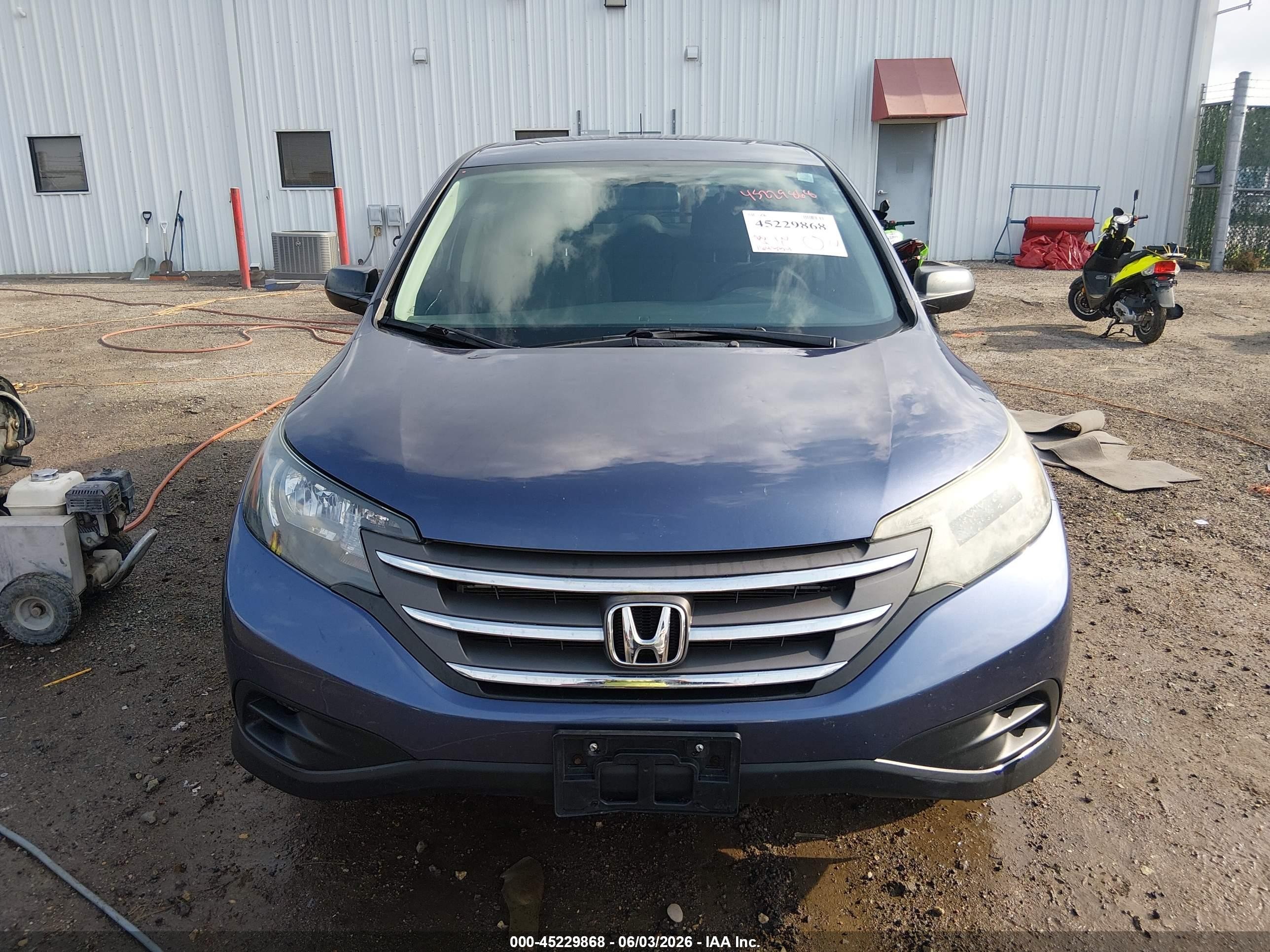 2014 Honda Cr-v Lx Синий vin: 2HKRM4H36EH644064