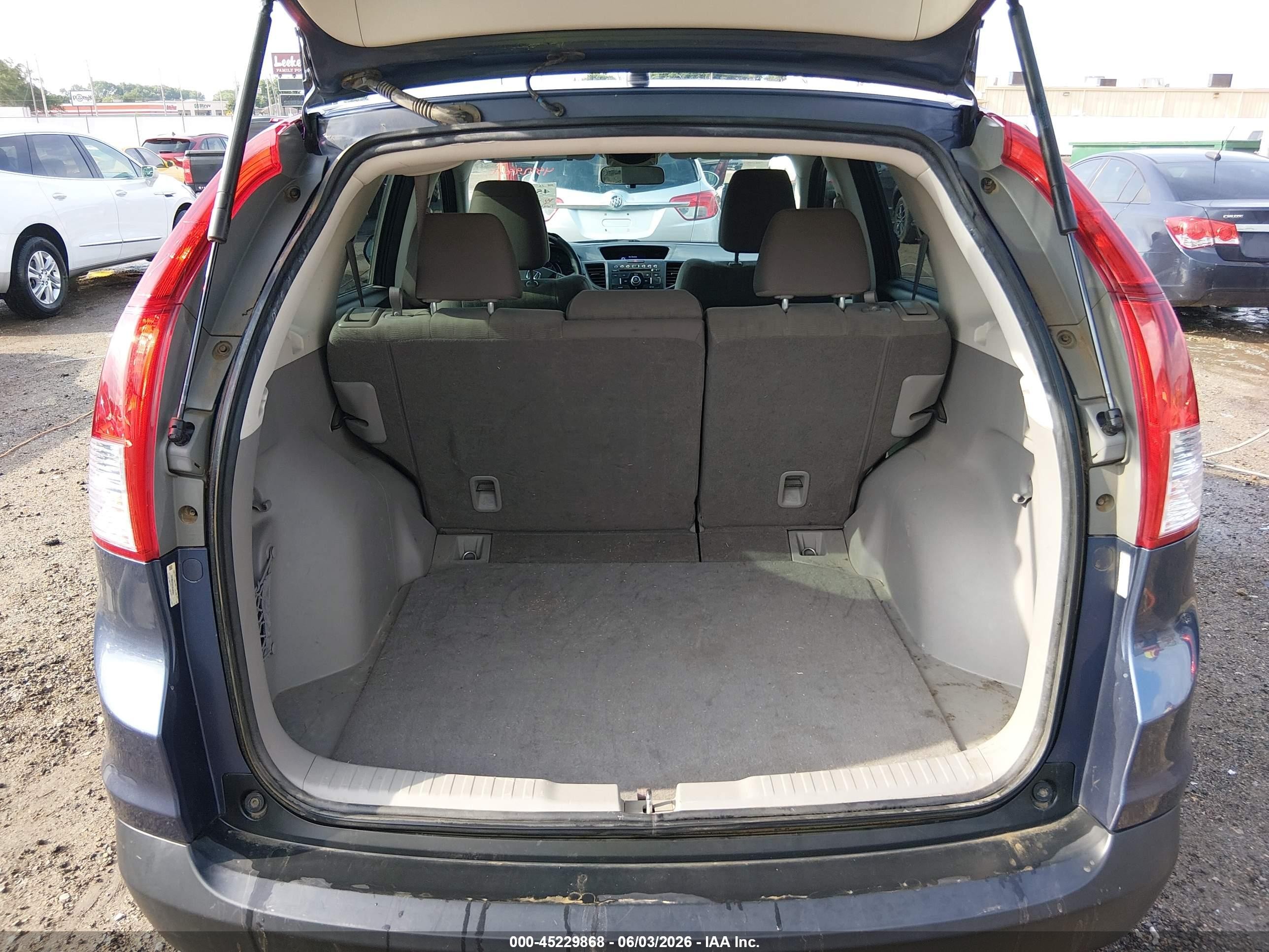 2014 Honda Cr-v Lx Синий vin: 2HKRM4H36EH644064