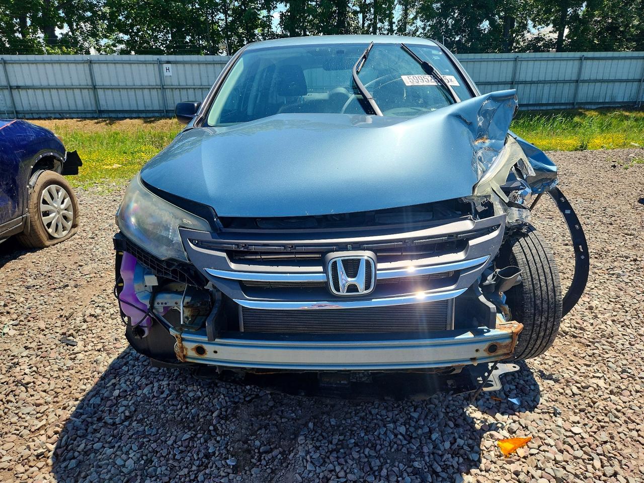 2014 Honda Cr-v Lx Синий vin: 2HKRM4H36EH650527