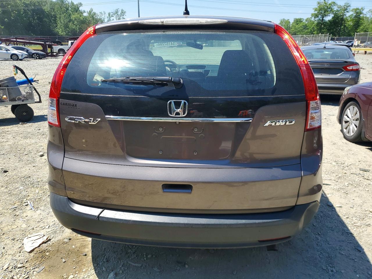 2014 Honda Cr-v Lx Gray vin: 2HKRM4H36EH654187
