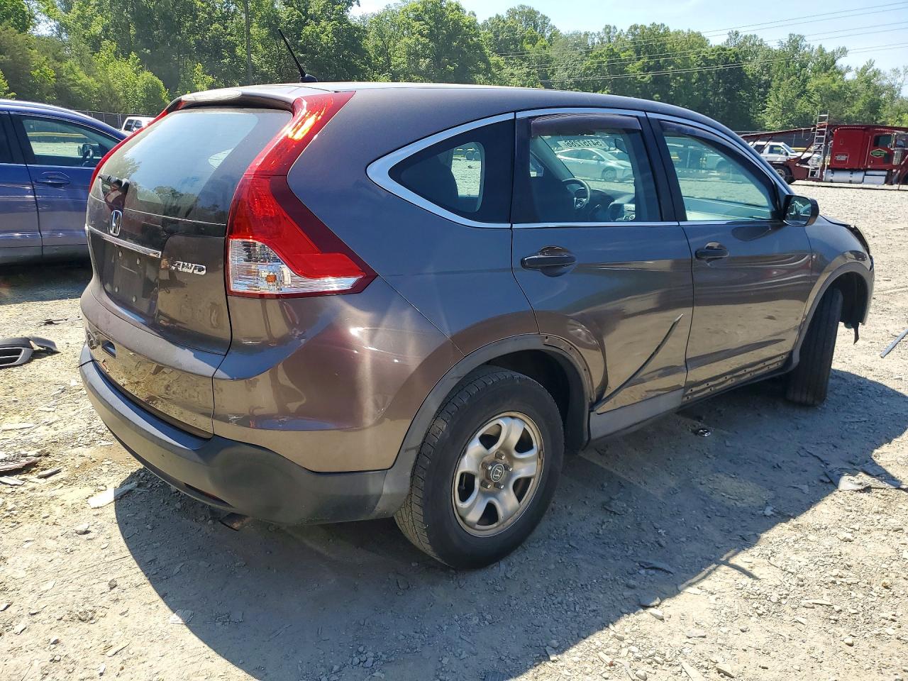 2014 Honda Cr-v Lx Gray vin: 2HKRM4H36EH654187