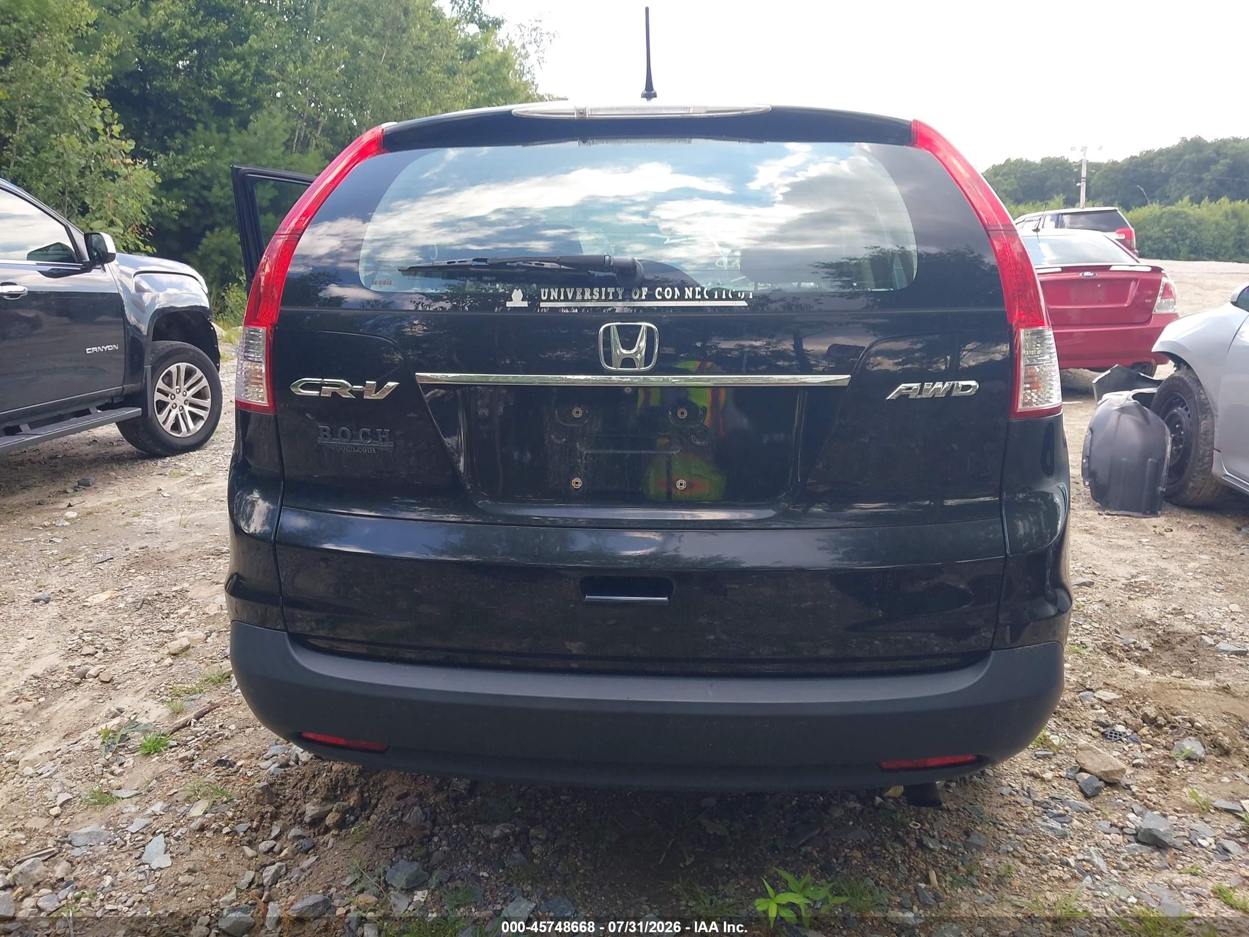 2014 Honda Cr-v Lx Black vin: 2HKRM4H36EH673581