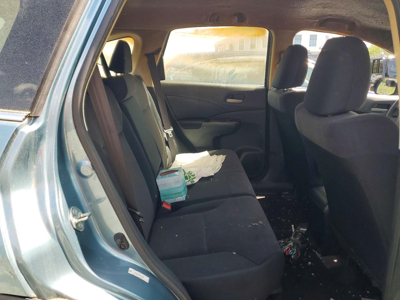 2014 Honda Cr-v Lx Blue vin: 2HKRM4H36EH681888