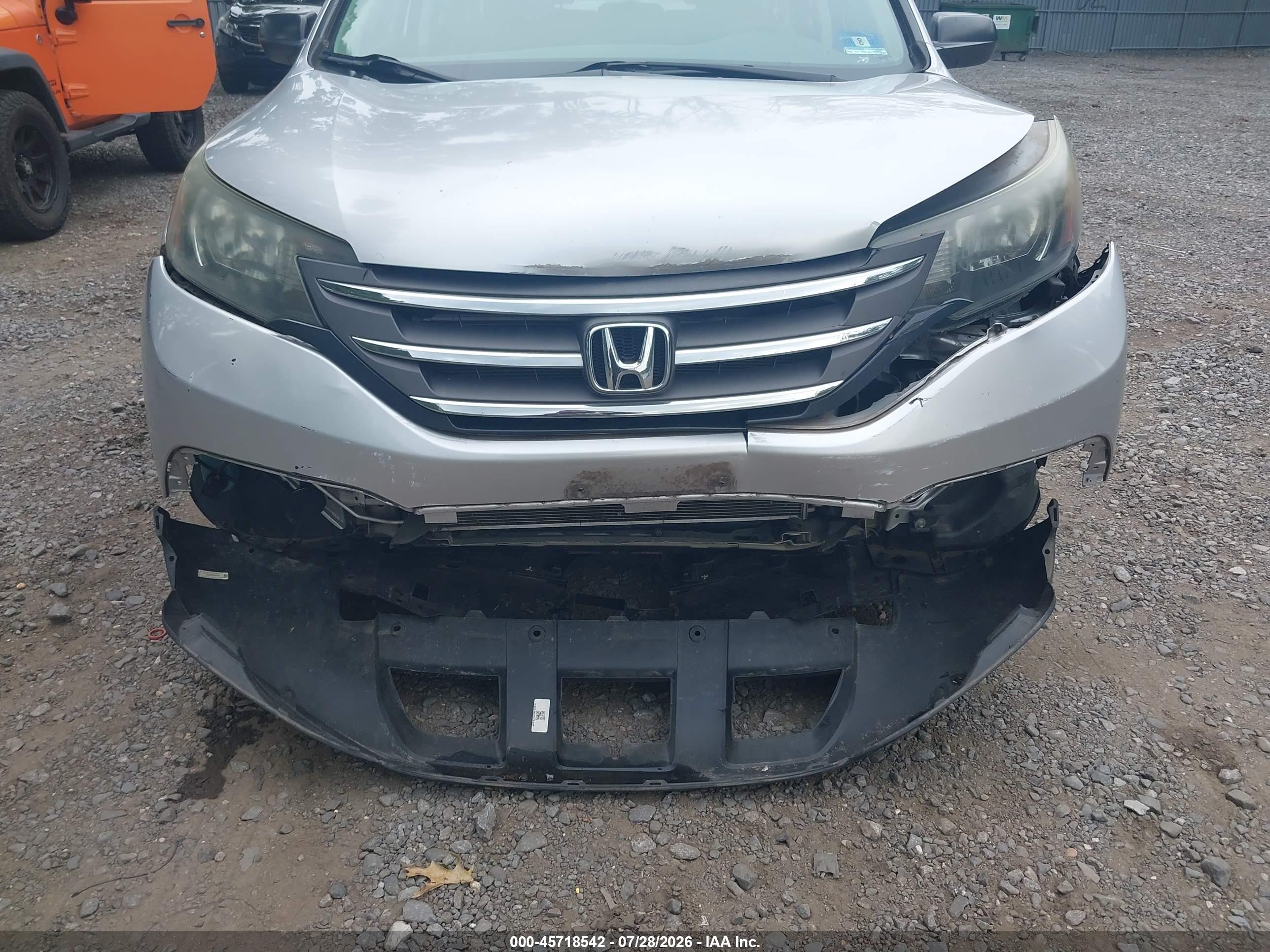 2014 Honda Cr-v Lx Серебряный vin: 2HKRM4H36EH684130