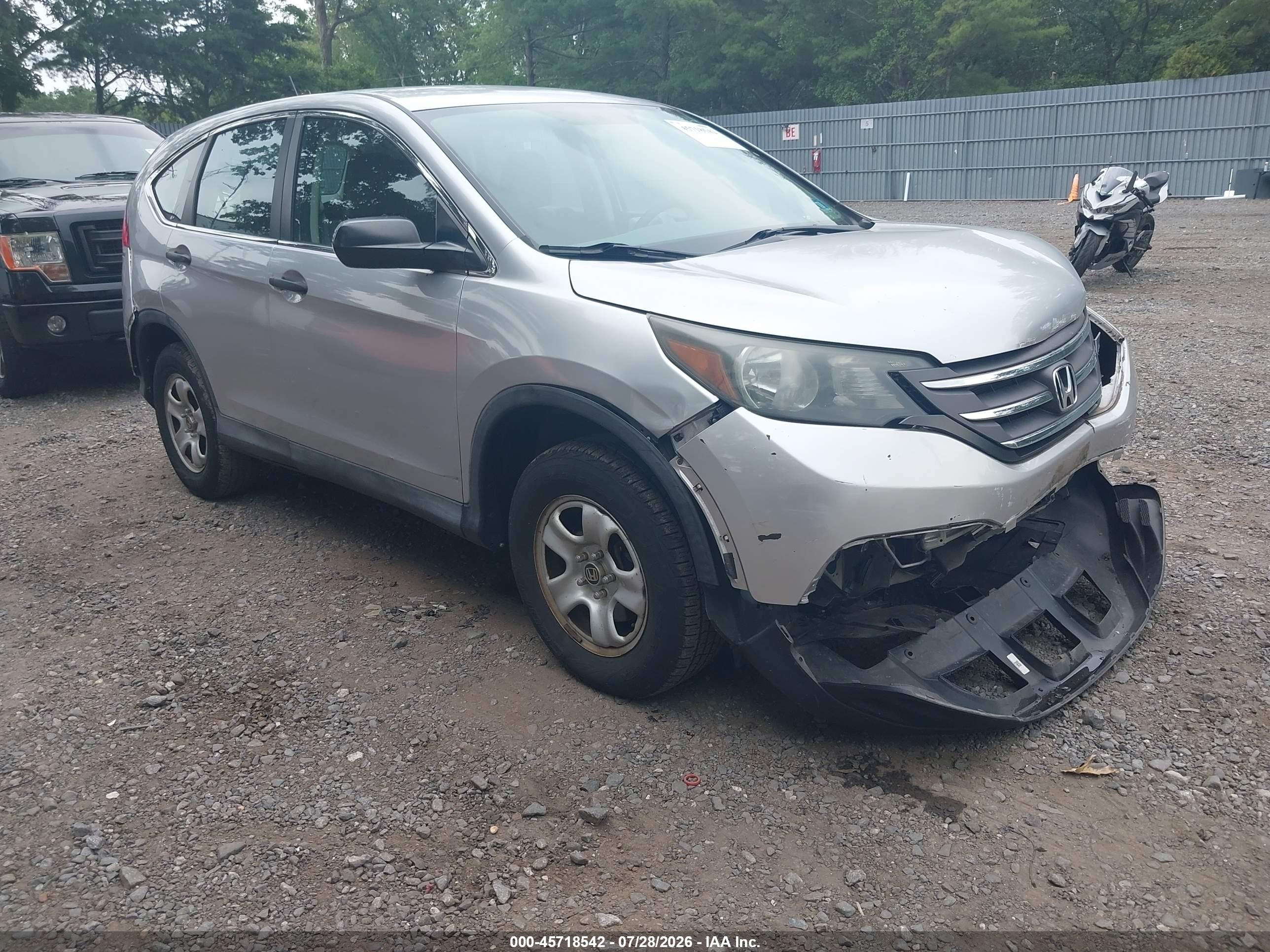2014 Honda Cr-v Lx Серебряный vin: 2HKRM4H36EH684130