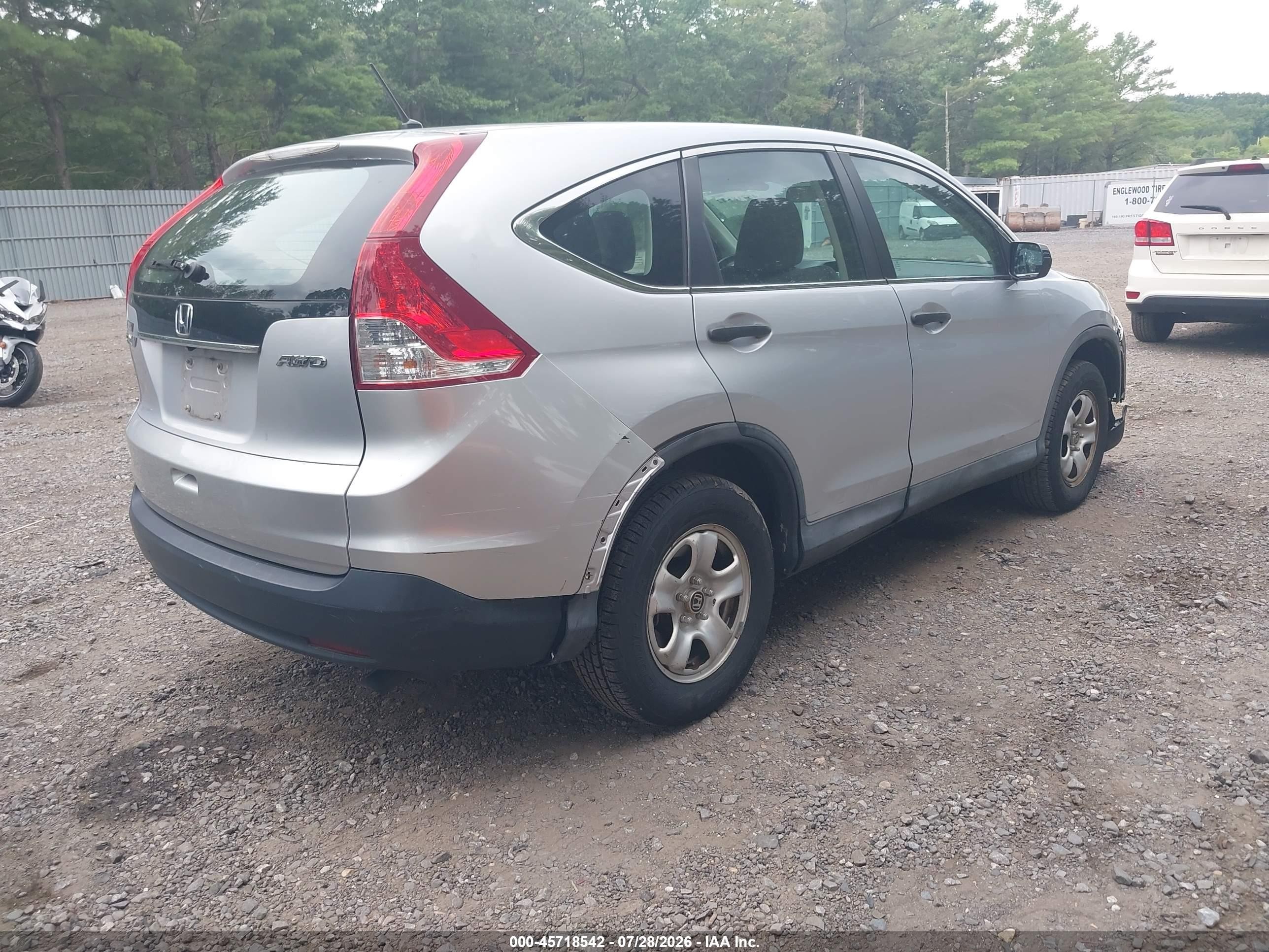 2014 Honda Cr-v Lx Серебряный vin: 2HKRM4H36EH684130
