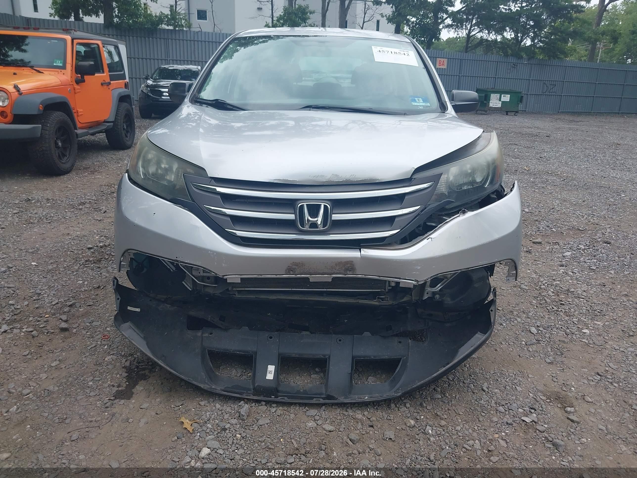 2014 Honda Cr-v Lx Серебряный vin: 2HKRM4H36EH684130