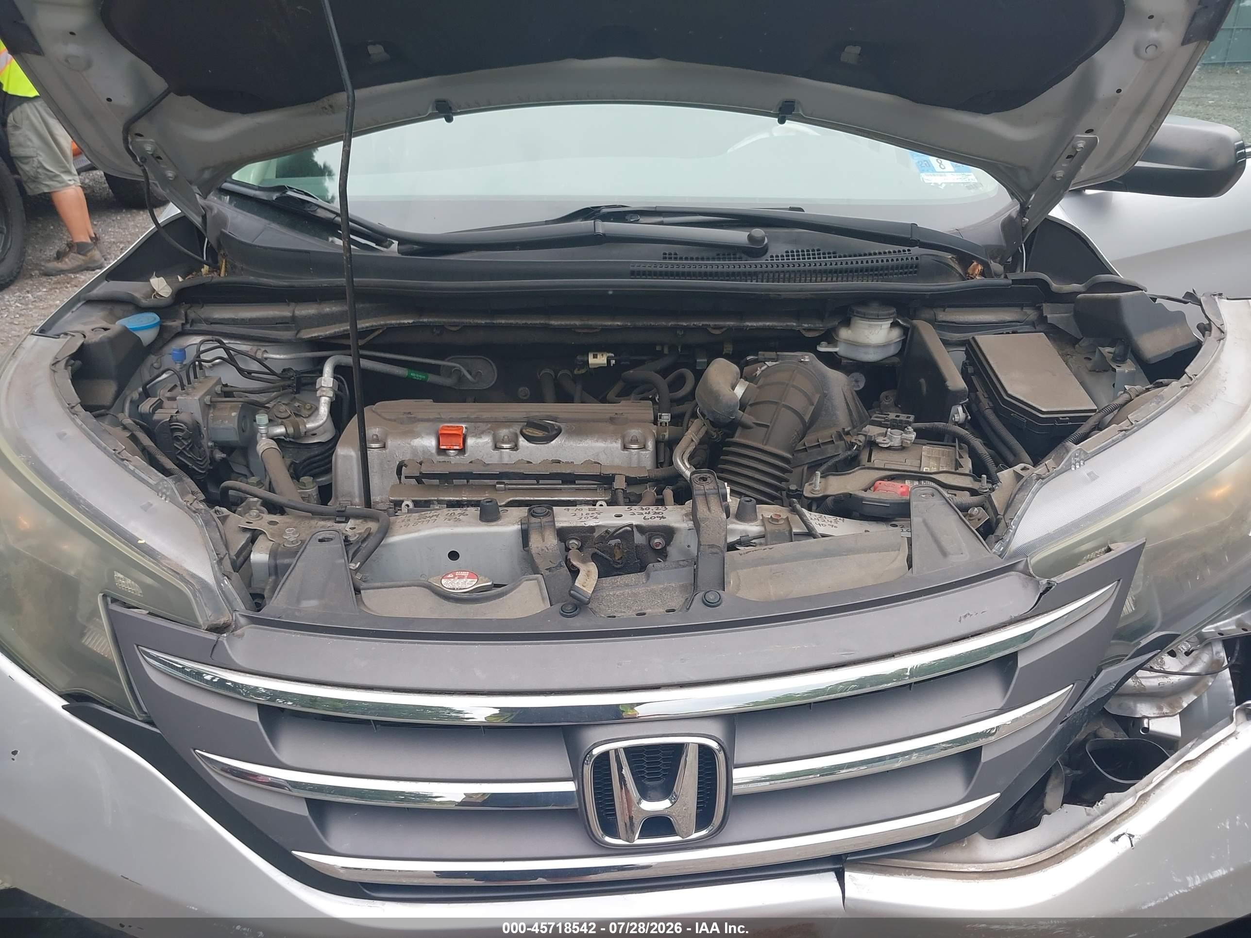 2014 Honda Cr-v Lx Серебряный vin: 2HKRM4H36EH684130