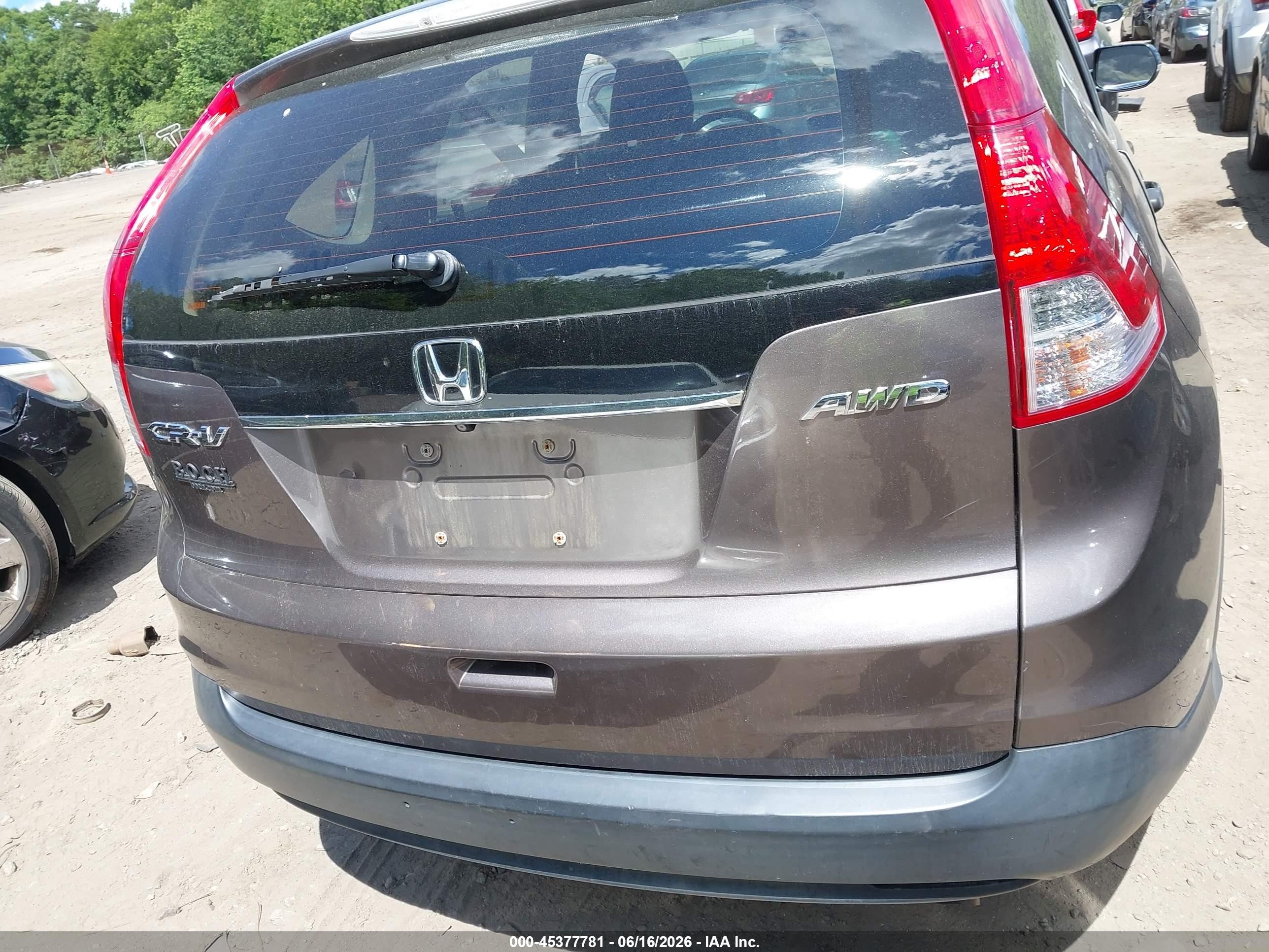 2014 Honda Cr-v Lx Brown vin: 2HKRM4H36EH702237