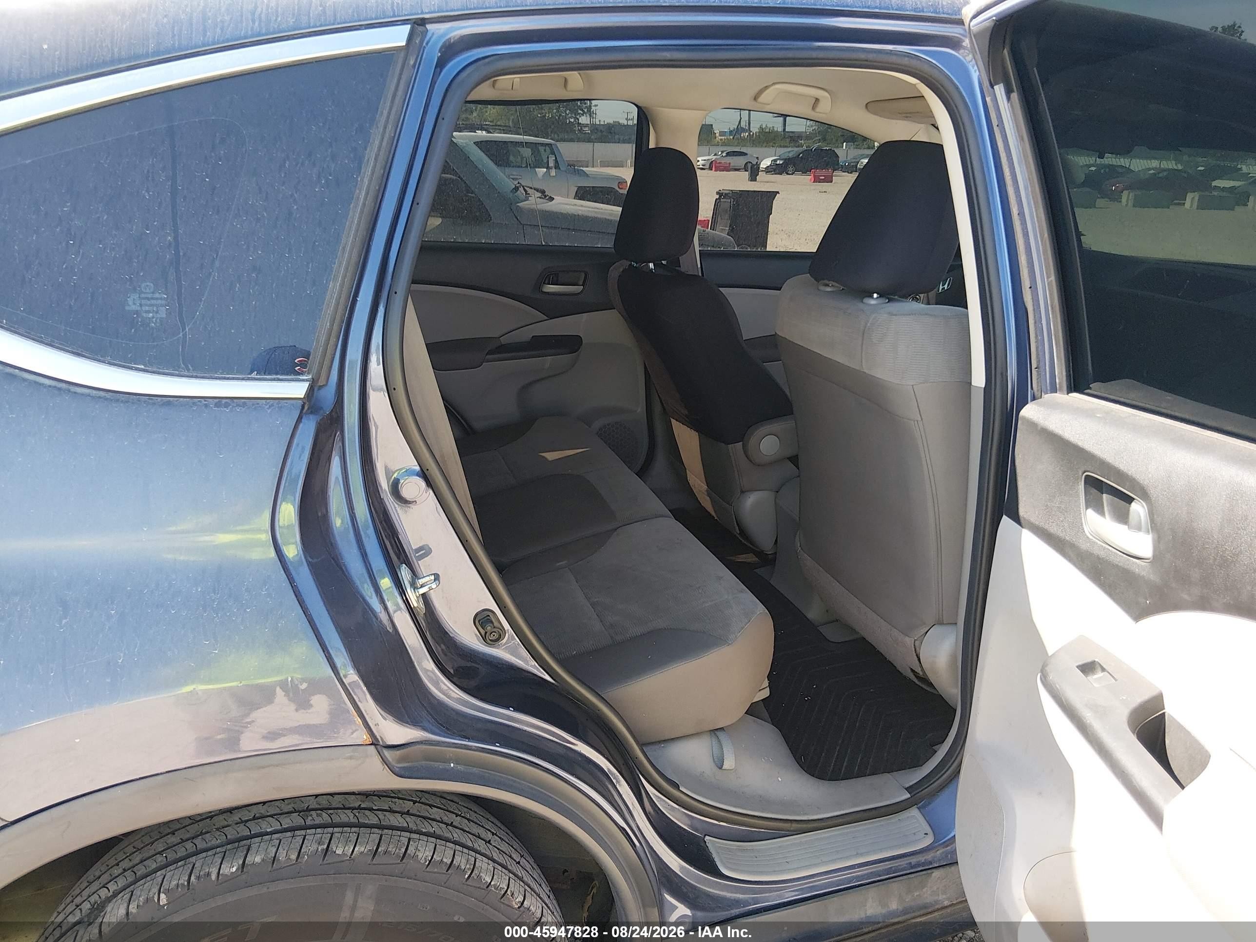 2014 Honda Cr-v Lx Dark Blue vin: 2HKRM4H36EH702707