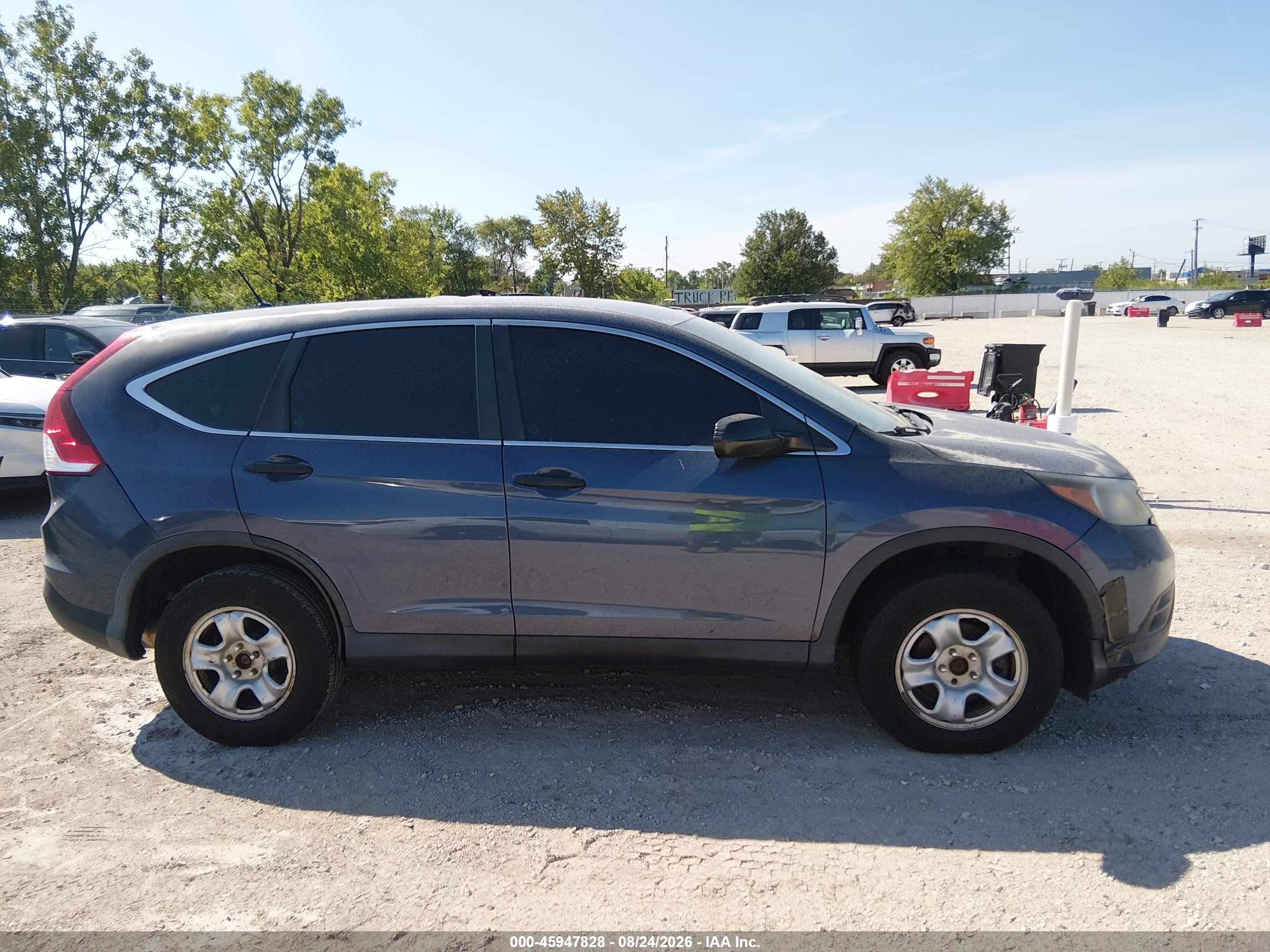 2014 Honda Cr-v Lx Dark Blue vin: 2HKRM4H36EH702707