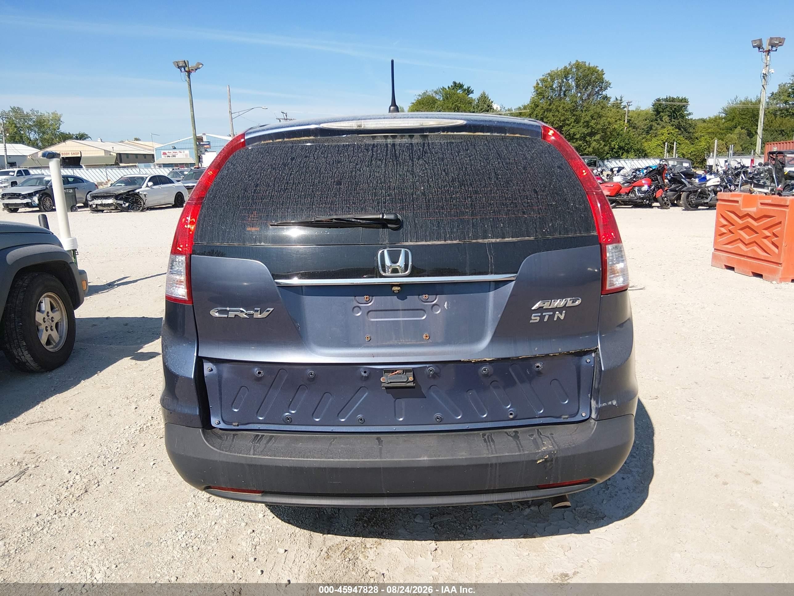 2014 Honda Cr-v Lx Dark Blue vin: 2HKRM4H36EH702707