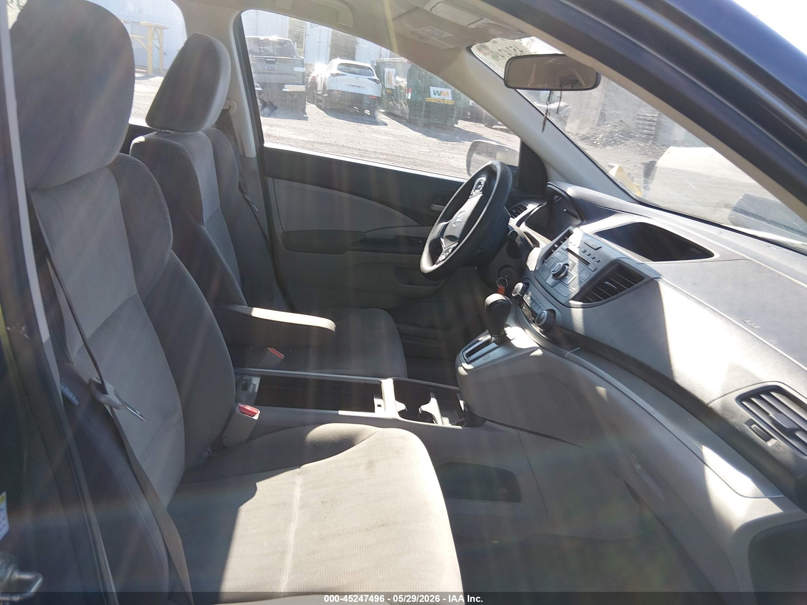 2014 Honda Cr-v Lx Gray vin: 2HKRM4H36EH710001