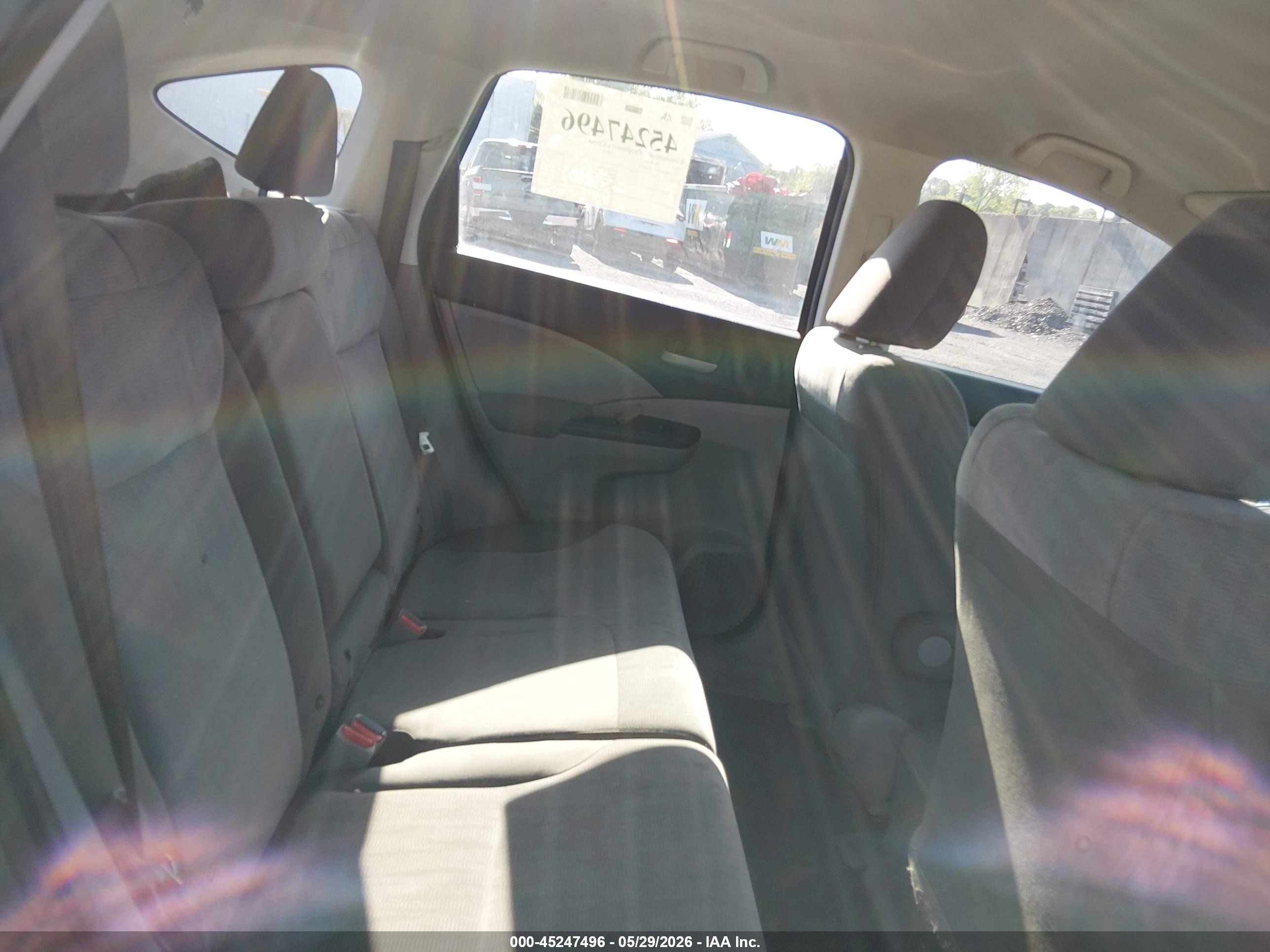 2014 Honda Cr-v Lx Gray vin: 2HKRM4H36EH710001