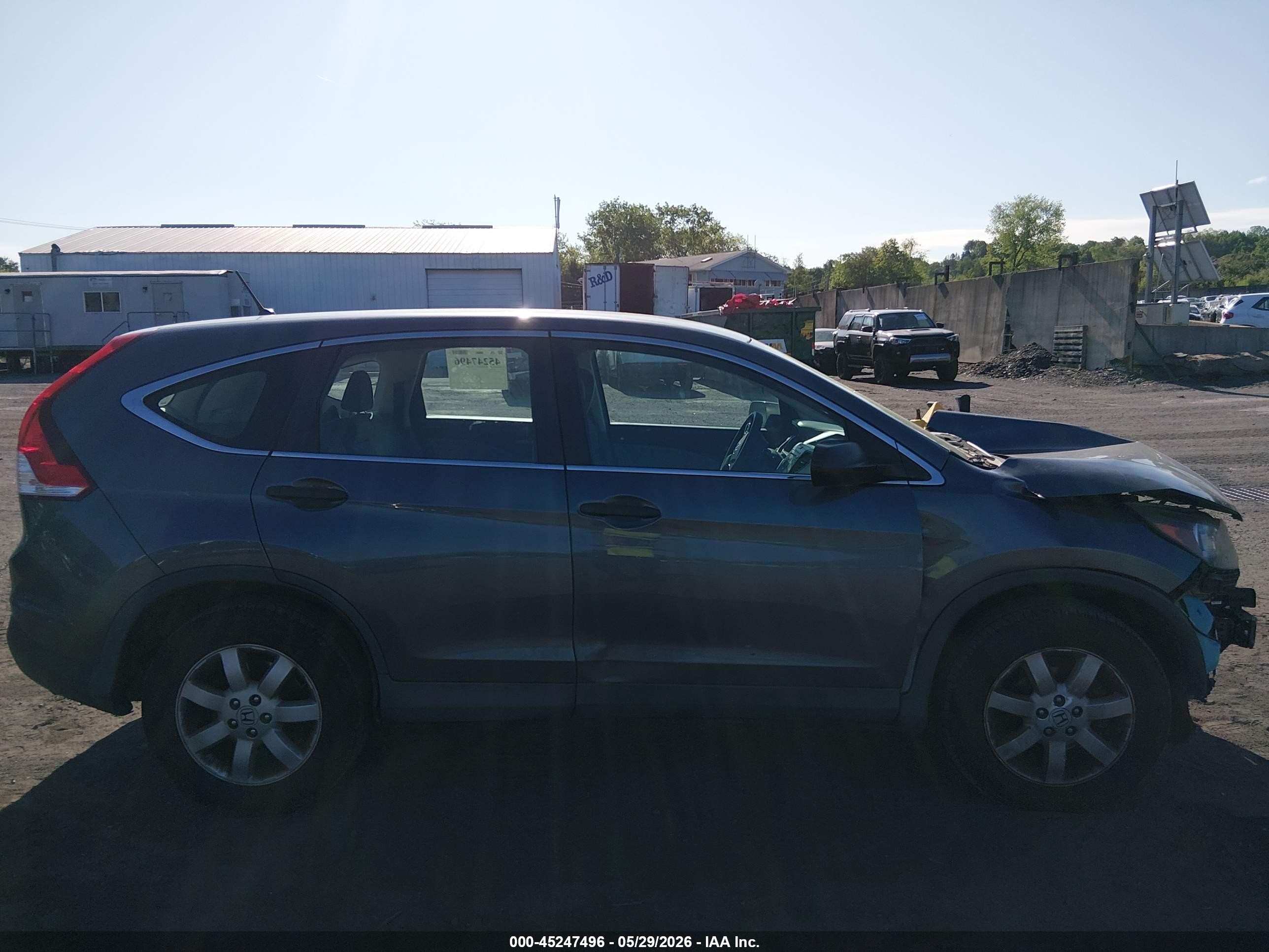 2014 Honda Cr-v Lx Gray vin: 2HKRM4H36EH710001