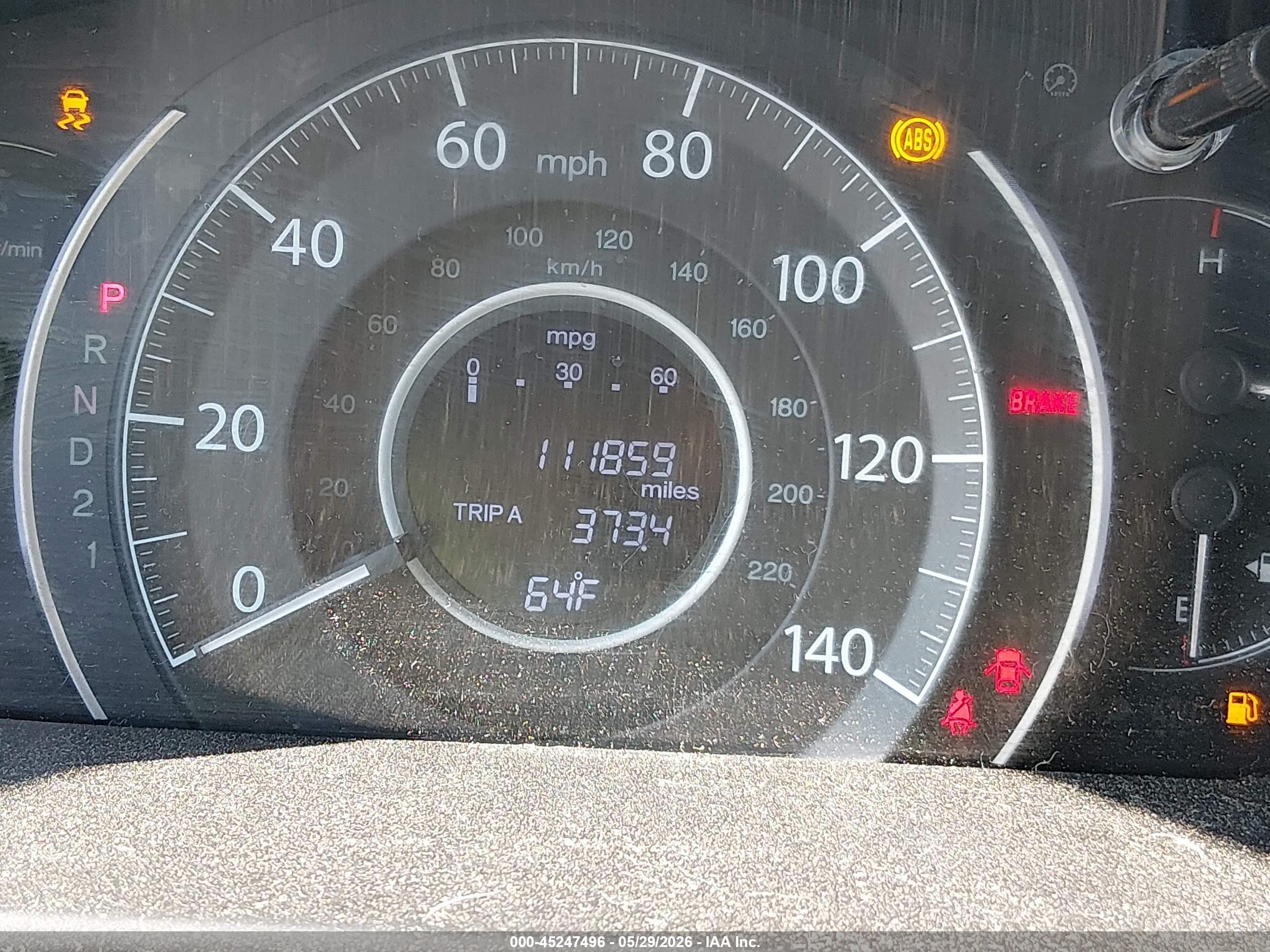 2014 Honda Cr-v Lx Gray vin: 2HKRM4H36EH710001