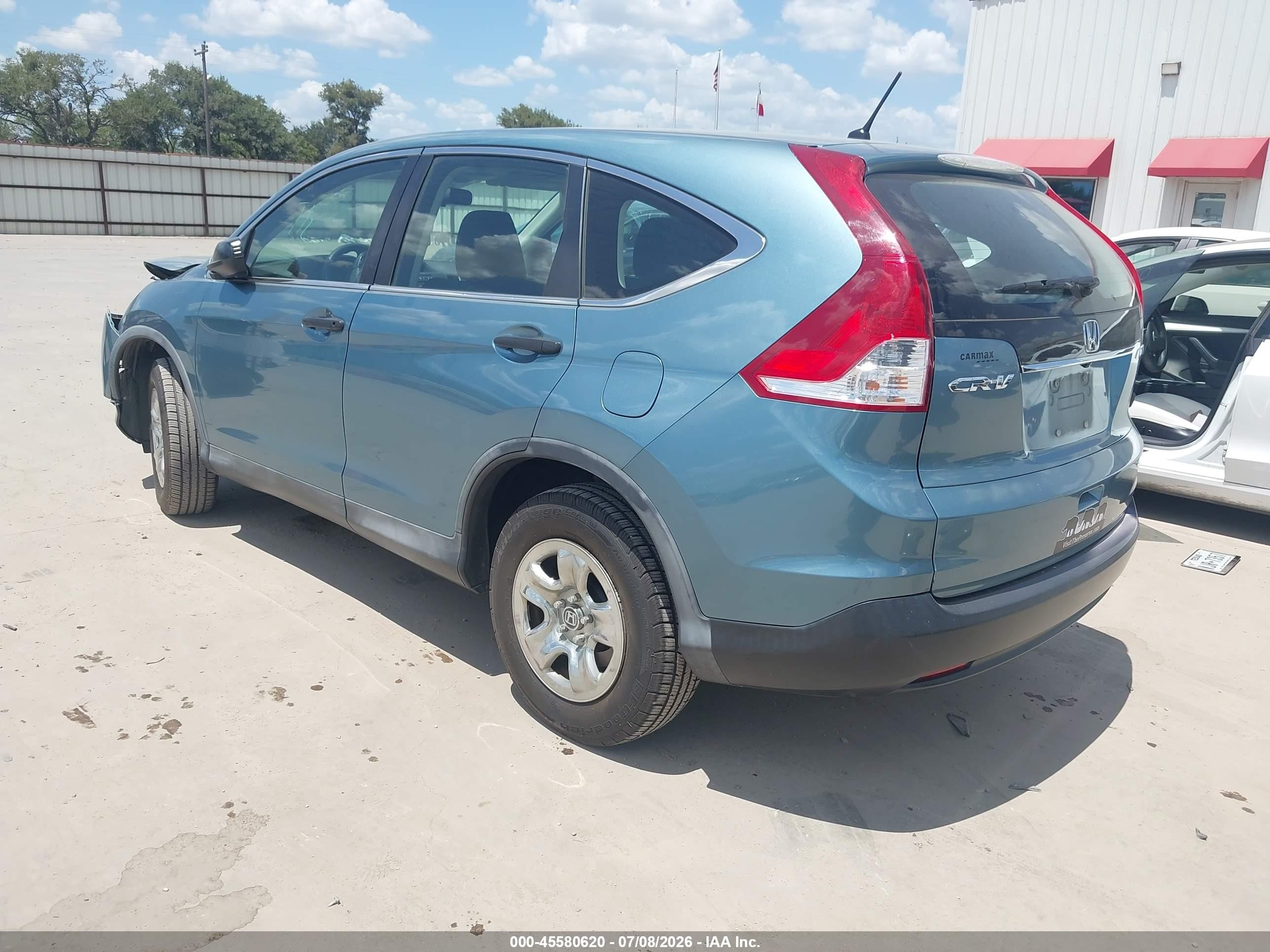 2014 Honda Cr-v Lx Blue vin: 2HKRM4H36EH725744