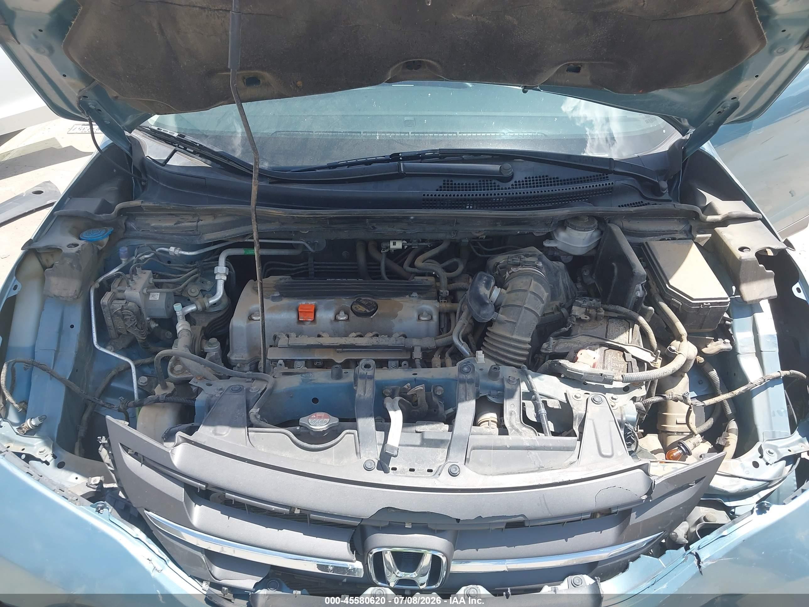 2014 Honda Cr-v Lx Blue vin: 2HKRM4H36EH725744