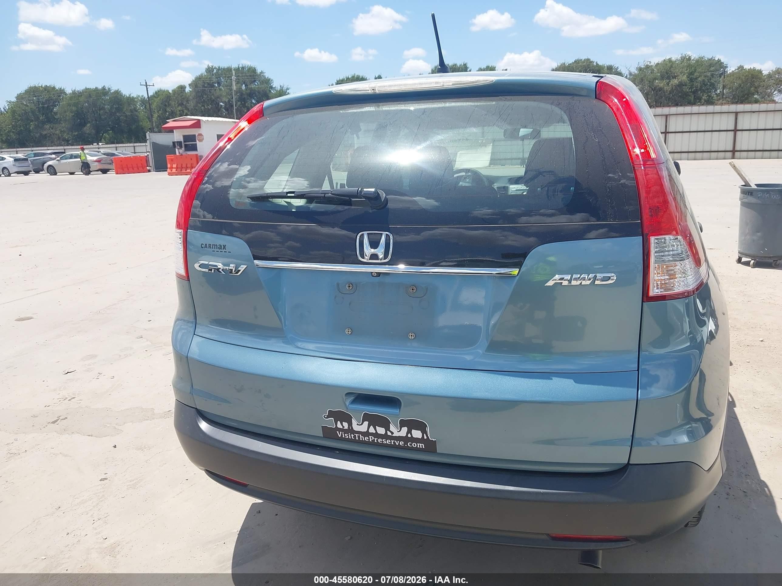 2014 Honda Cr-v Lx Blue vin: 2HKRM4H36EH725744