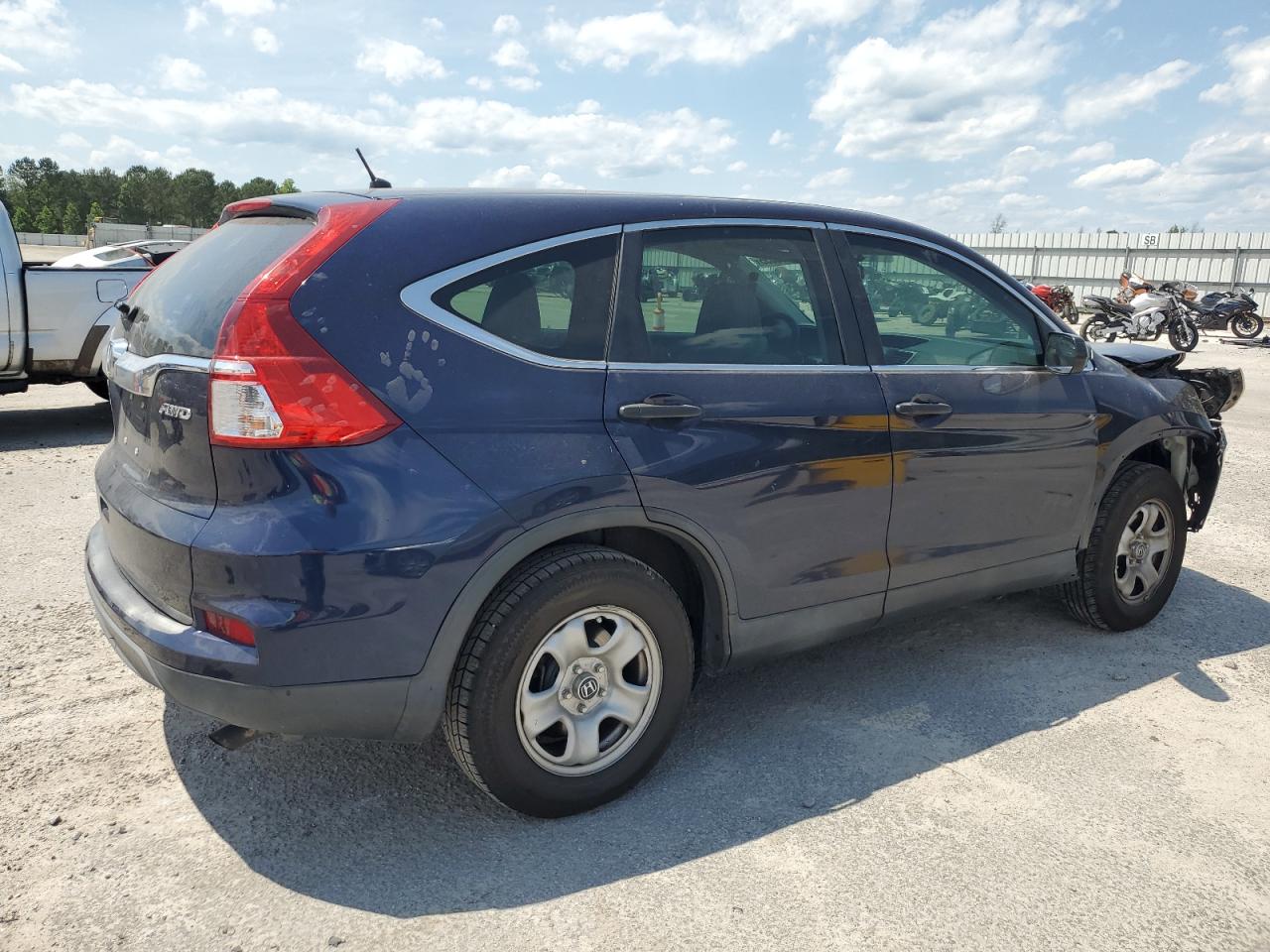 2015 Honda Cr-v Lx Blue vin: 2HKRM4H36FH612765