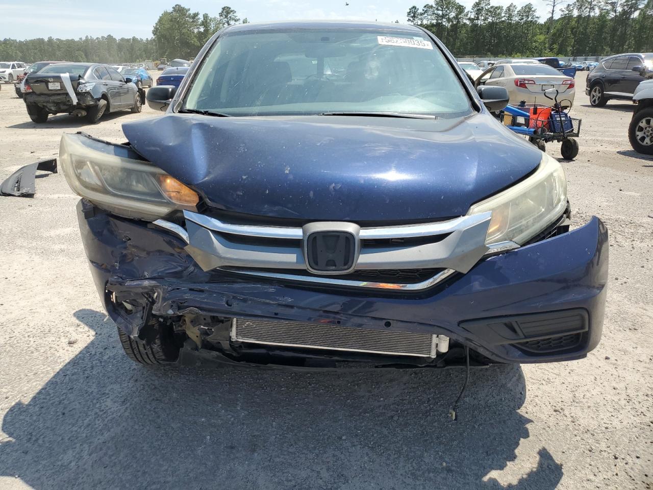 2015 Honda Cr-v Lx Blue vin: 2HKRM4H36FH612765