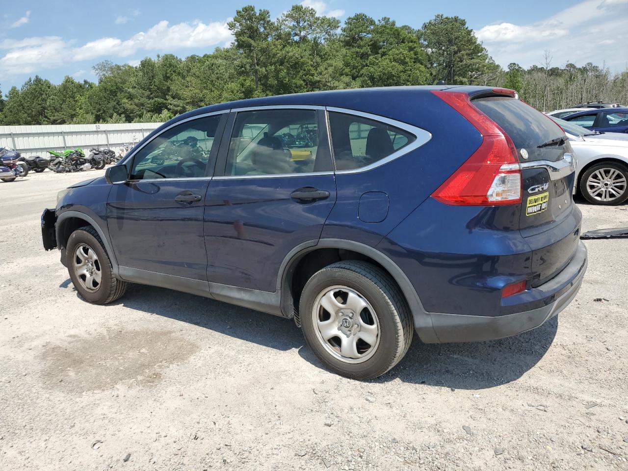 2015 Honda Cr-v Lx Blue vin: 2HKRM4H36FH612765
