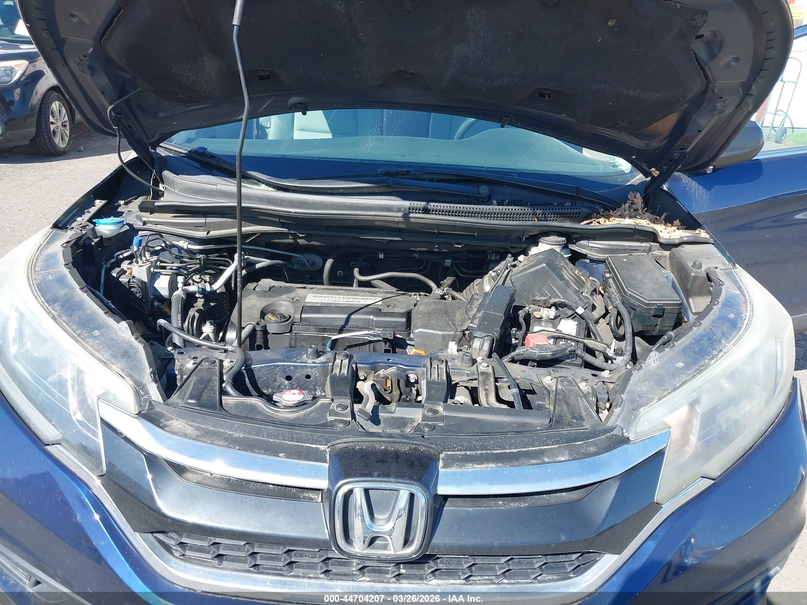 2015 Honda Cr-v Lx Blue vin: 2HKRM4H36FH623362