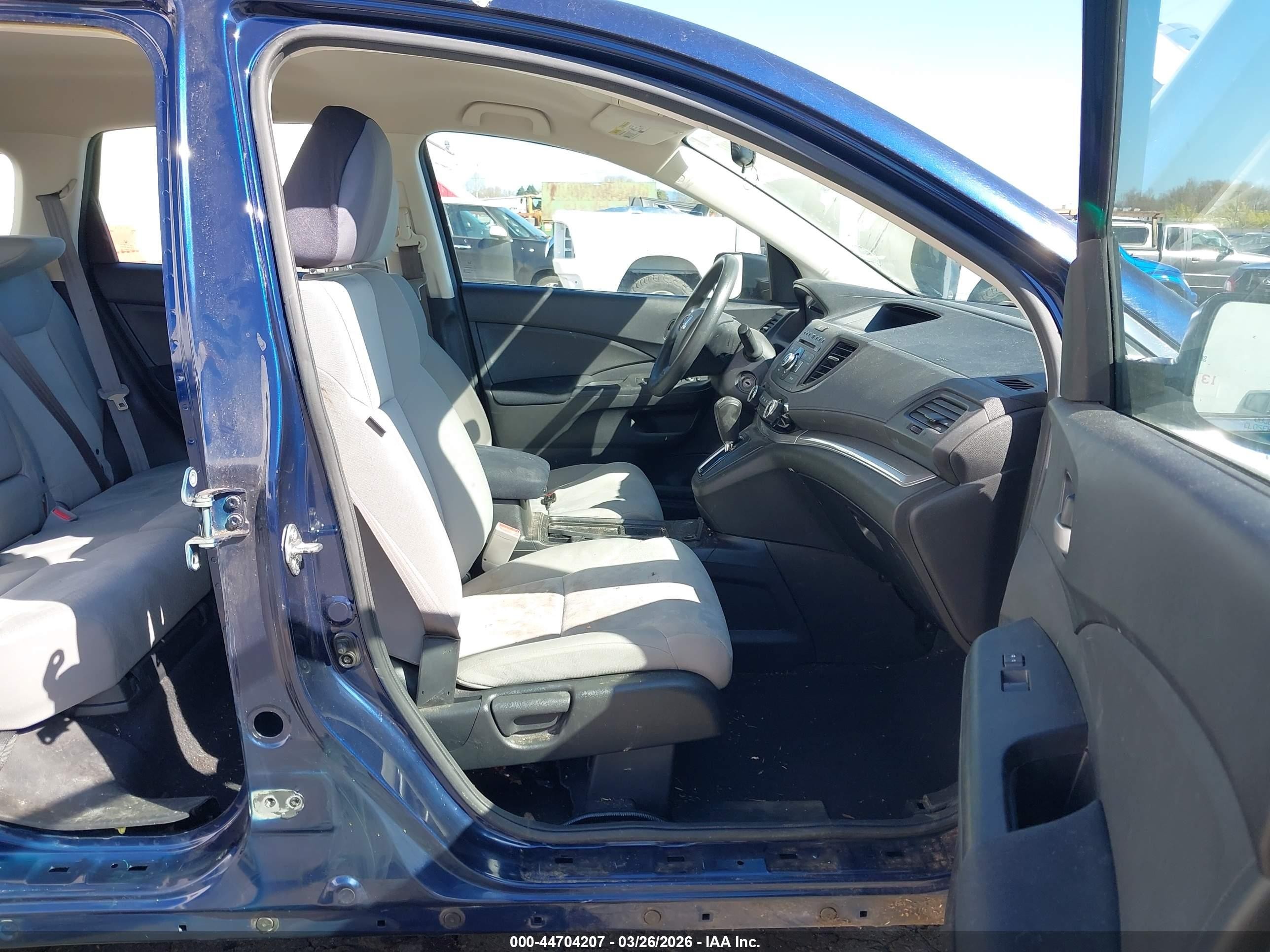 2015 Honda Cr-v Lx Blue vin: 2HKRM4H36FH623362