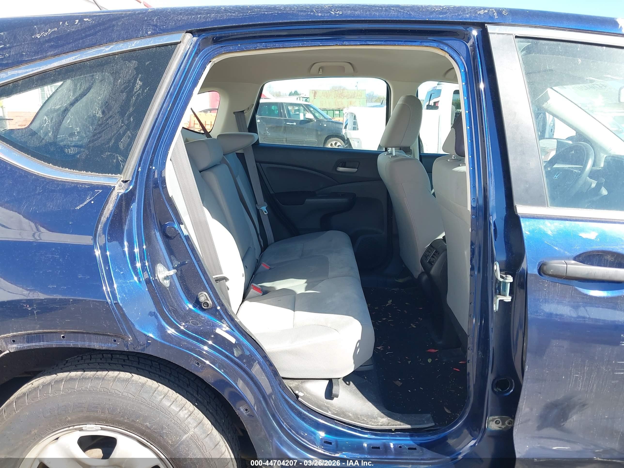 2015 Honda Cr-v Lx Blue vin: 2HKRM4H36FH623362