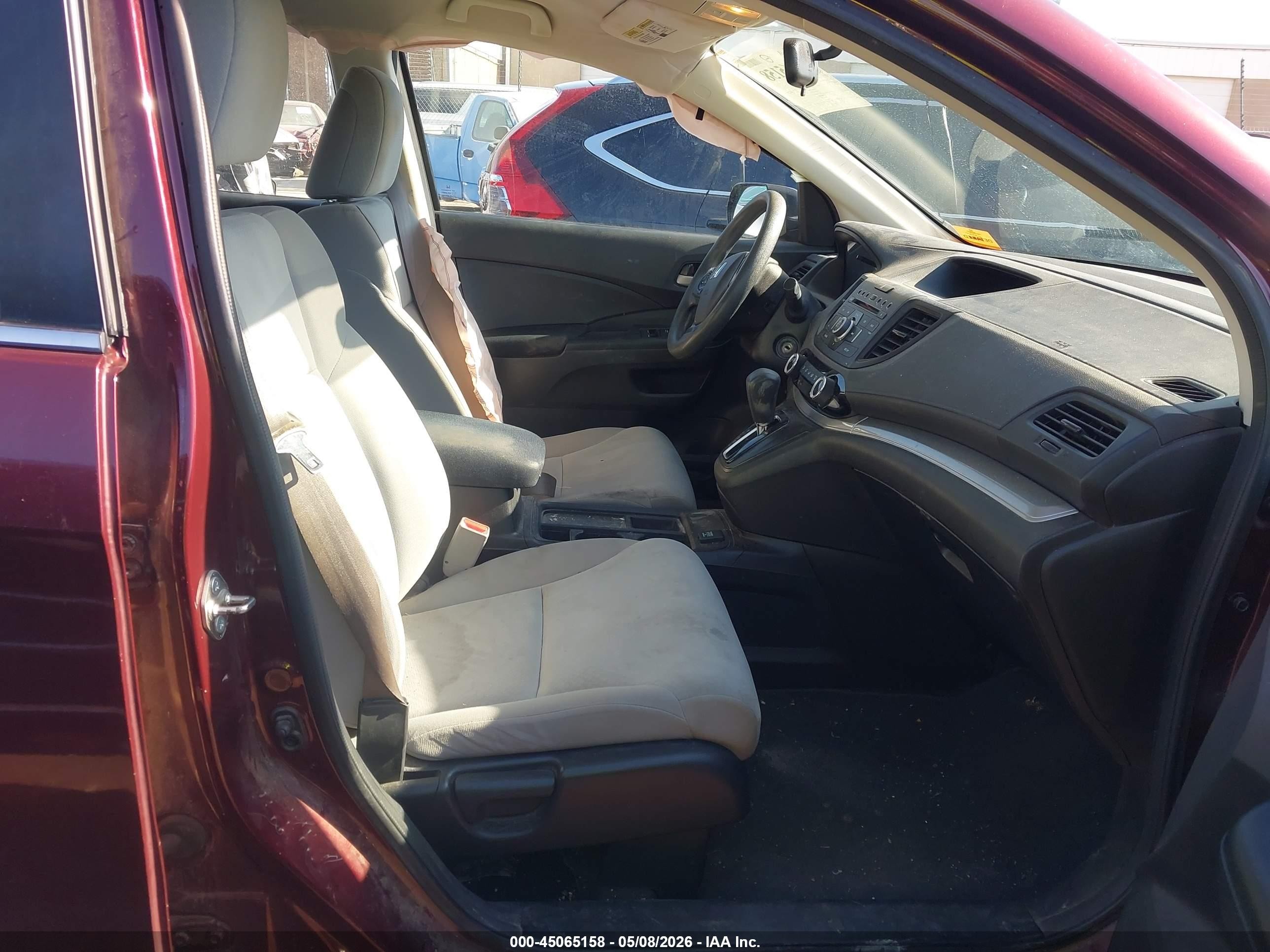 2015 Honda Cr-v Lx Red vin: 2HKRM4H36FH627010