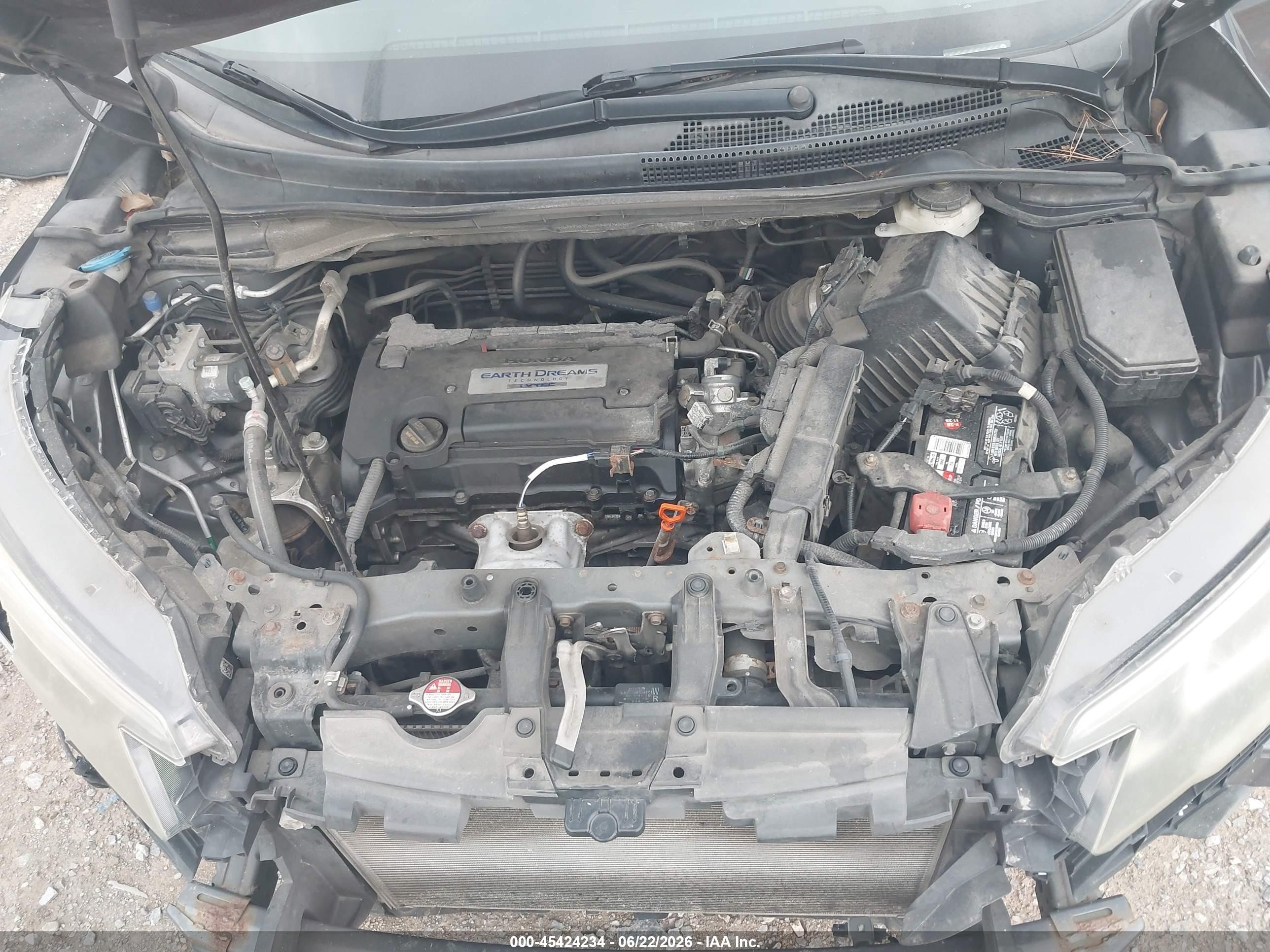 2015 Honda Cr-v Lx Gray vin: 2HKRM4H36FH684291