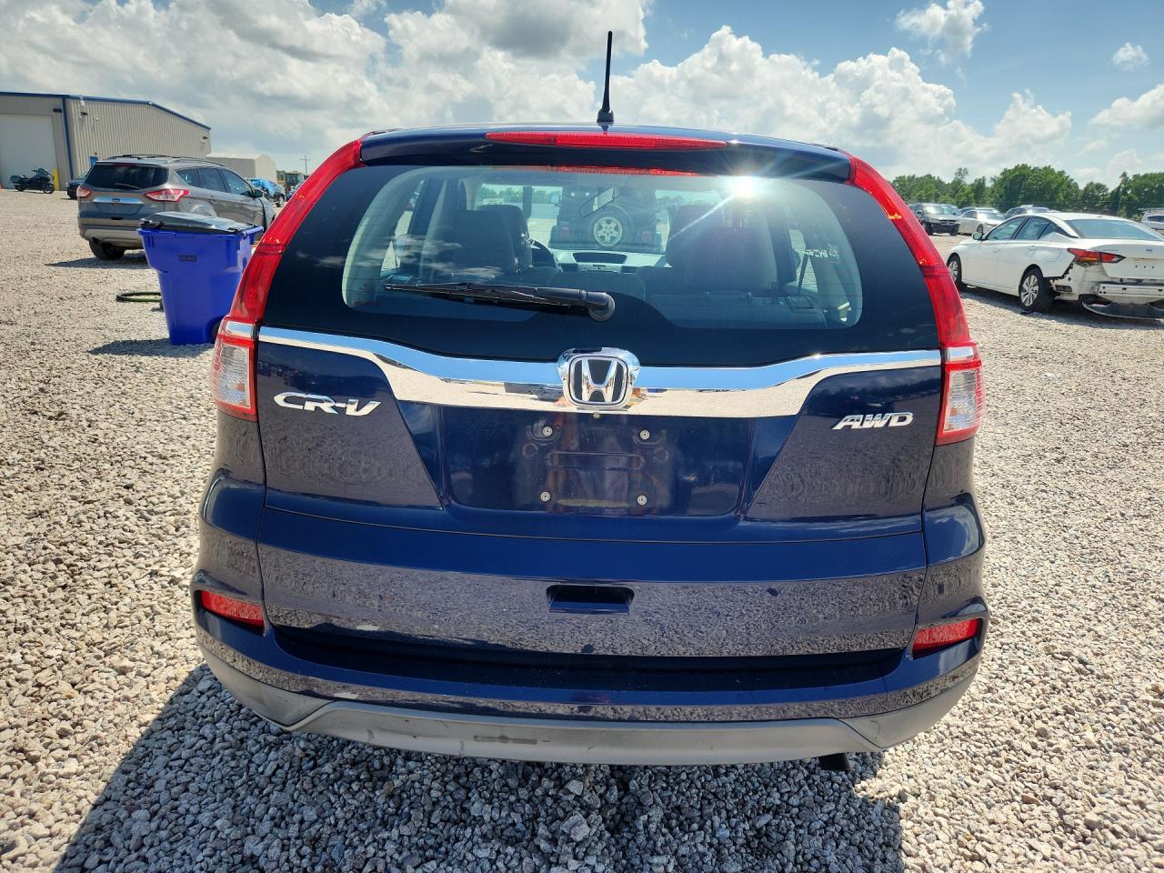 2015 Honda Cr-v Lx Синий vin: 2HKRM4H36FH693511