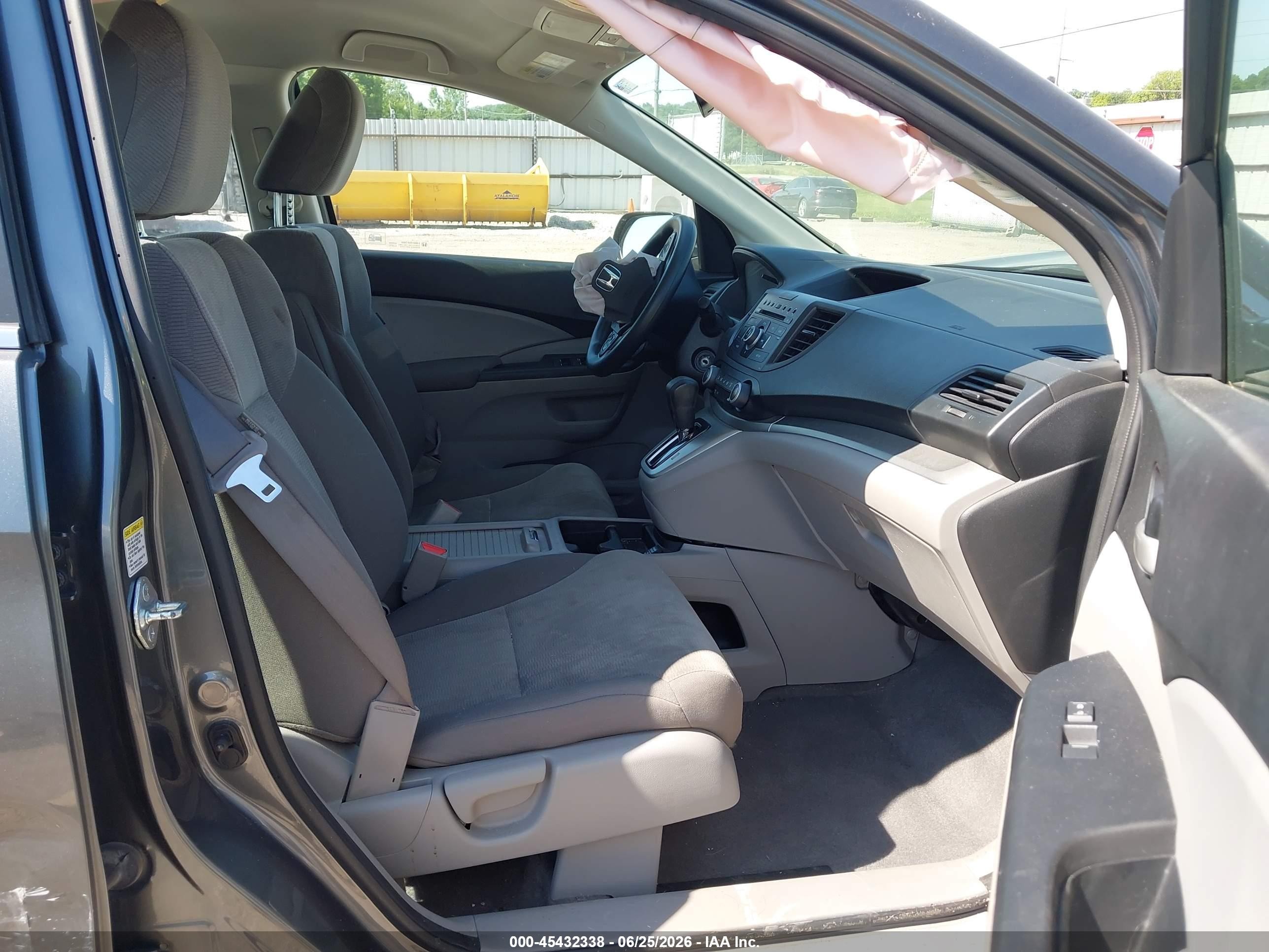2012 Honda Cr-v Lx Серый vin: 2HKRM4H37CH617971