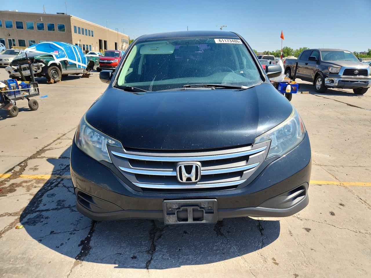 2013 Honda Cr-v Lx Black vin: 2HKRM4H37DH611928