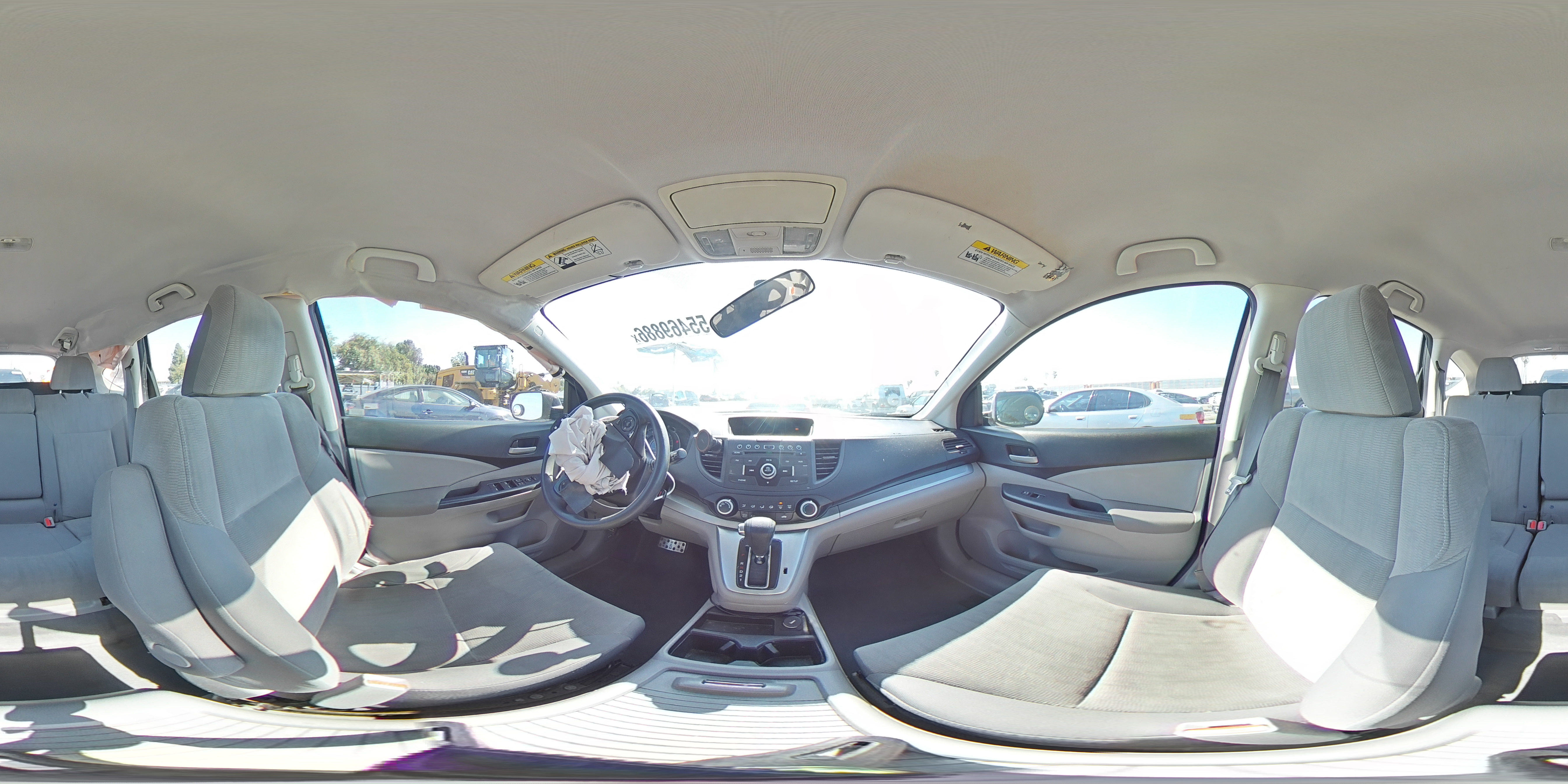 2013 Honda Cr-v Lx Charcoal vin: 2HKRM4H37DH650938
